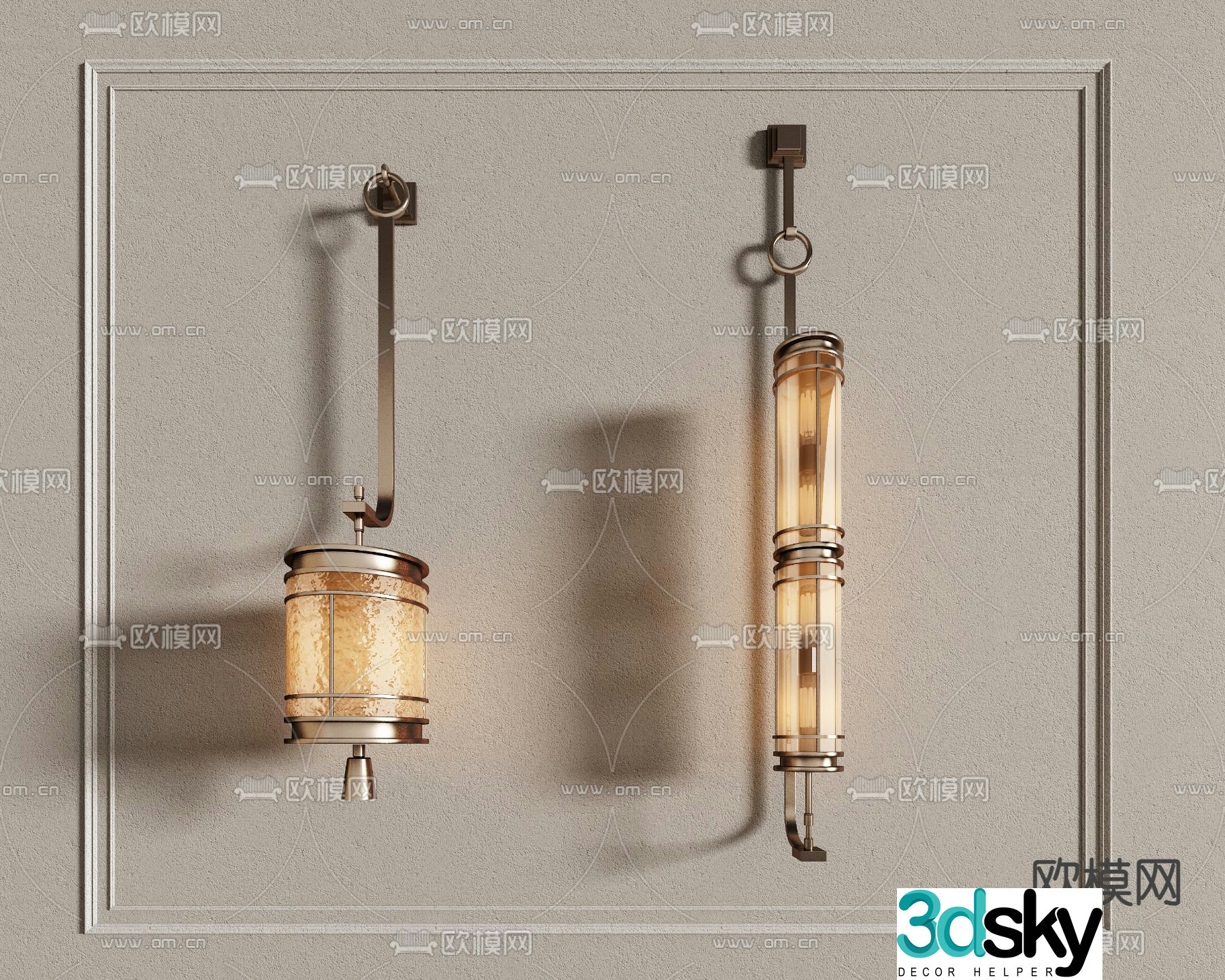 Art chandeliers wall lamp decorative chandeliers 3d model