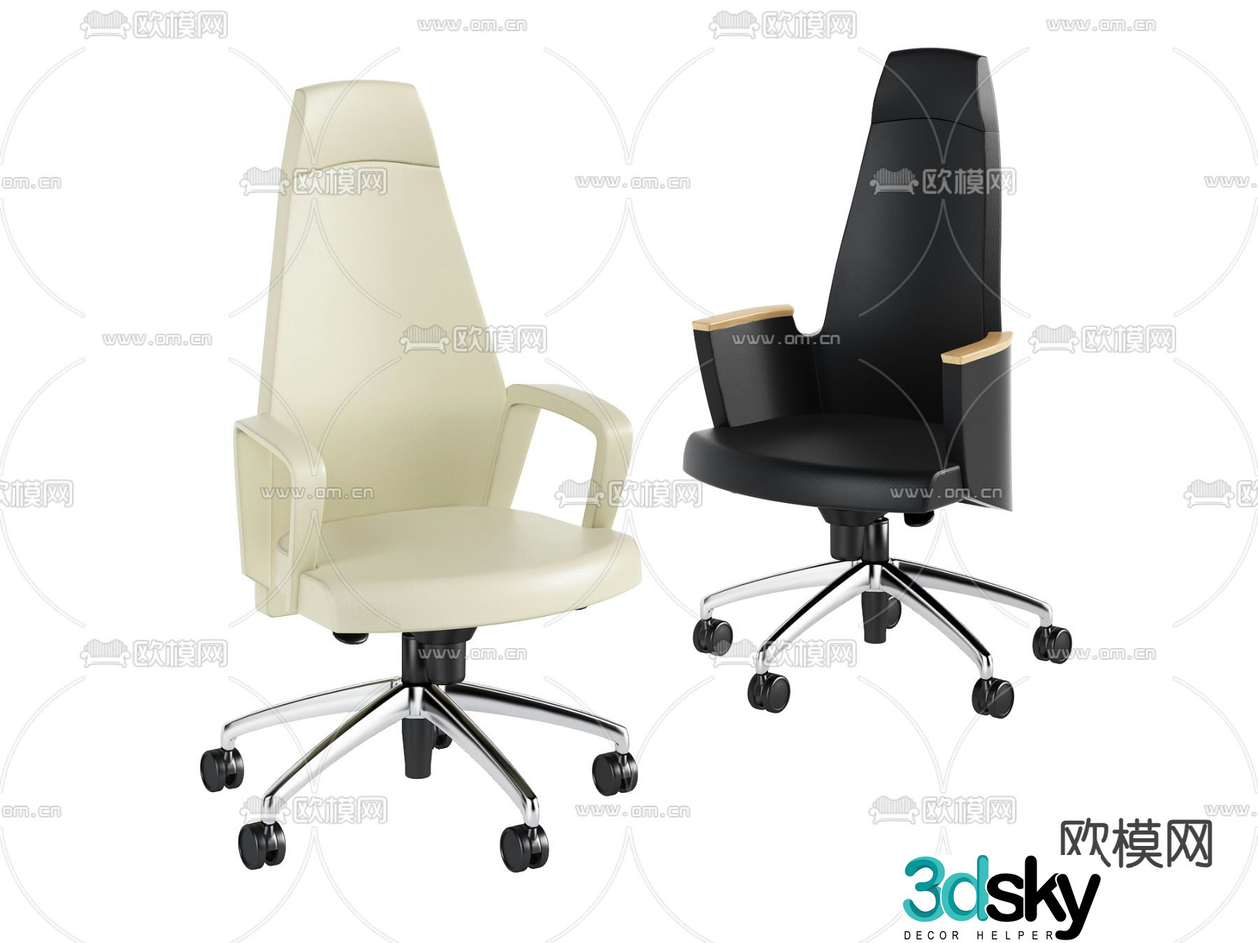 Office chair executive chair boss chair 3d model