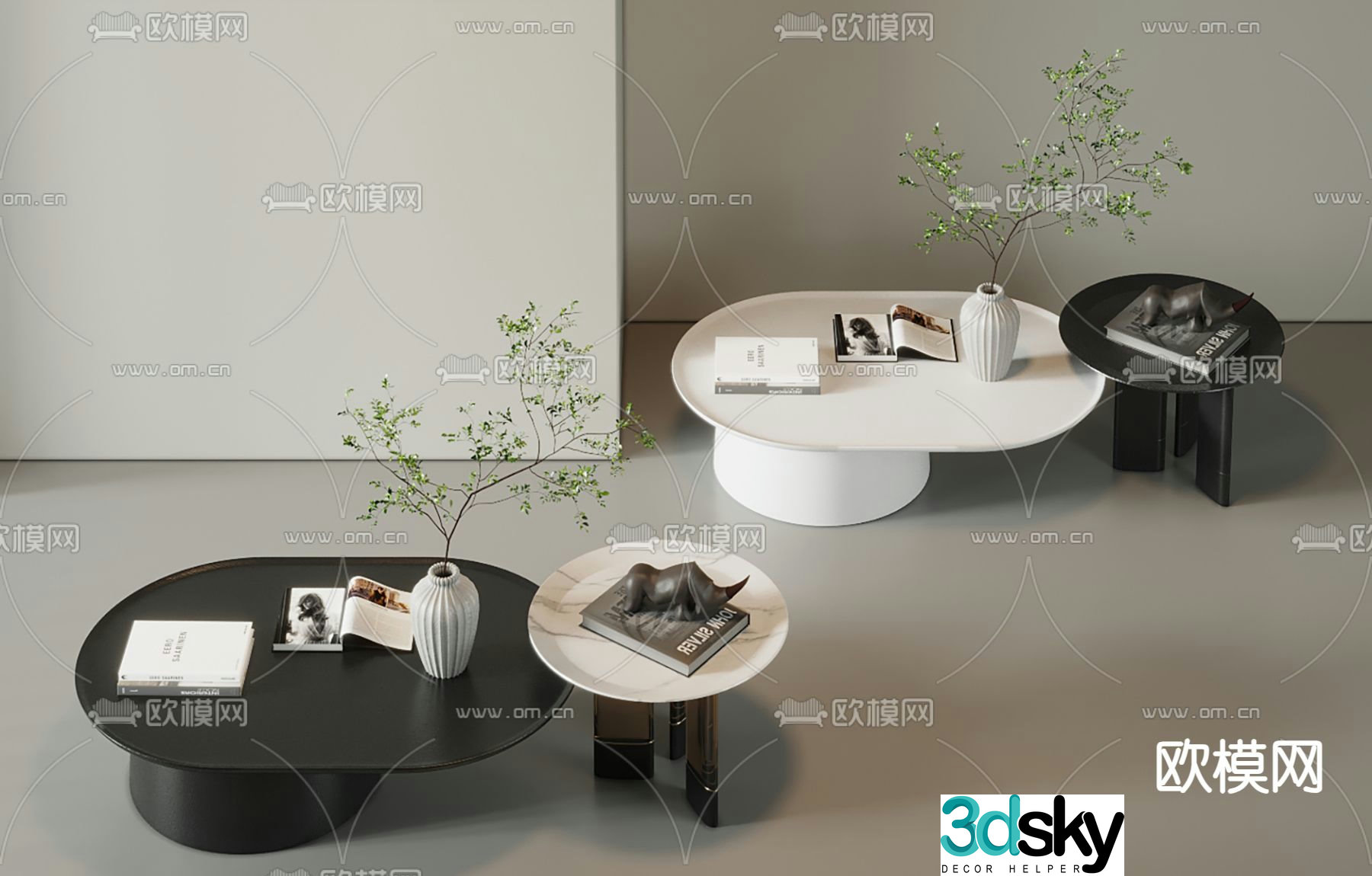 3D model of mother-in-law coffee table