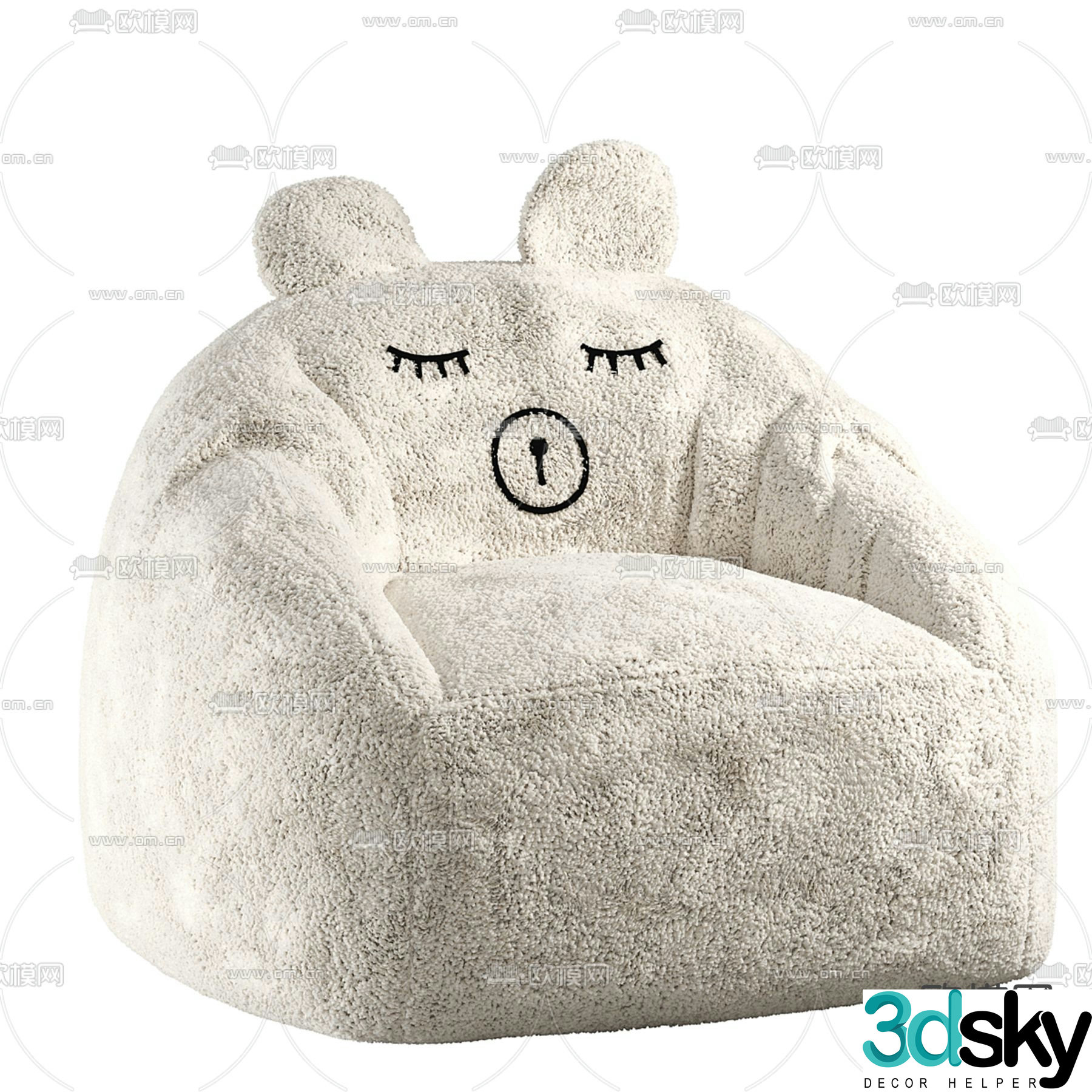 Children’s sofa beanbag sofa 3d model