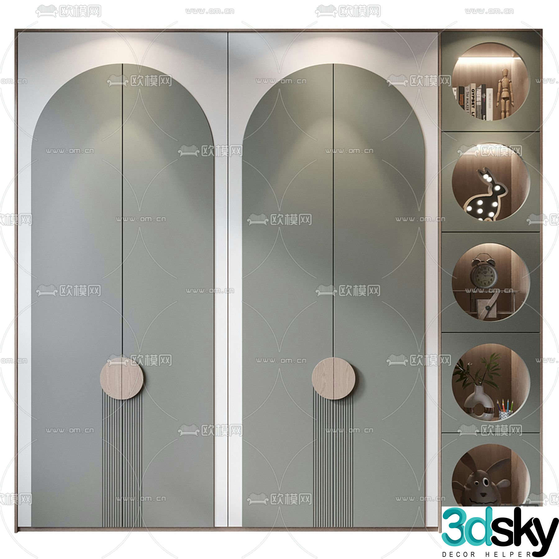 Children’s wardrobe 3d model