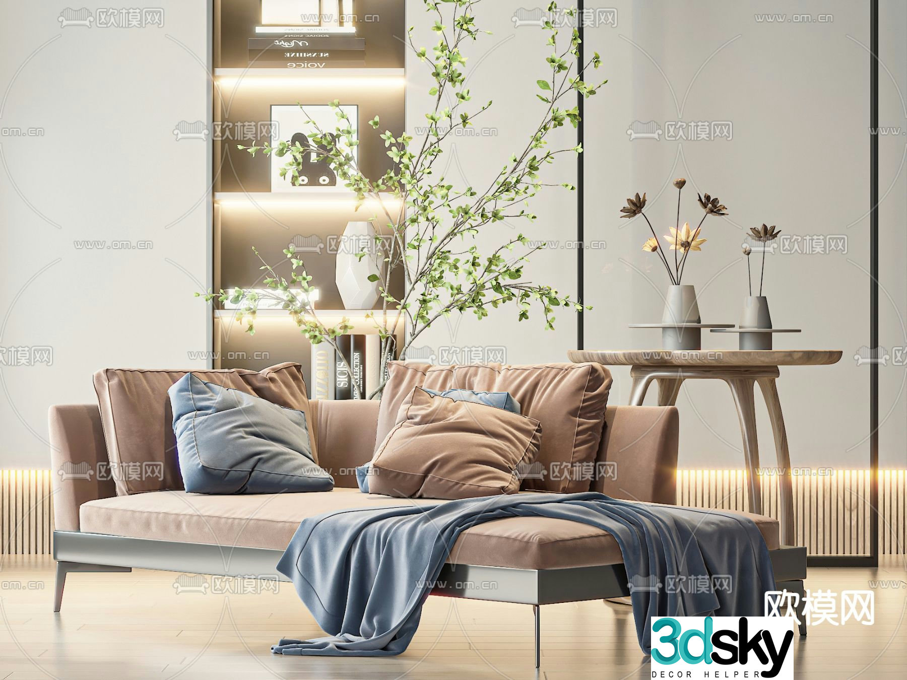 sofa chaise 3d model