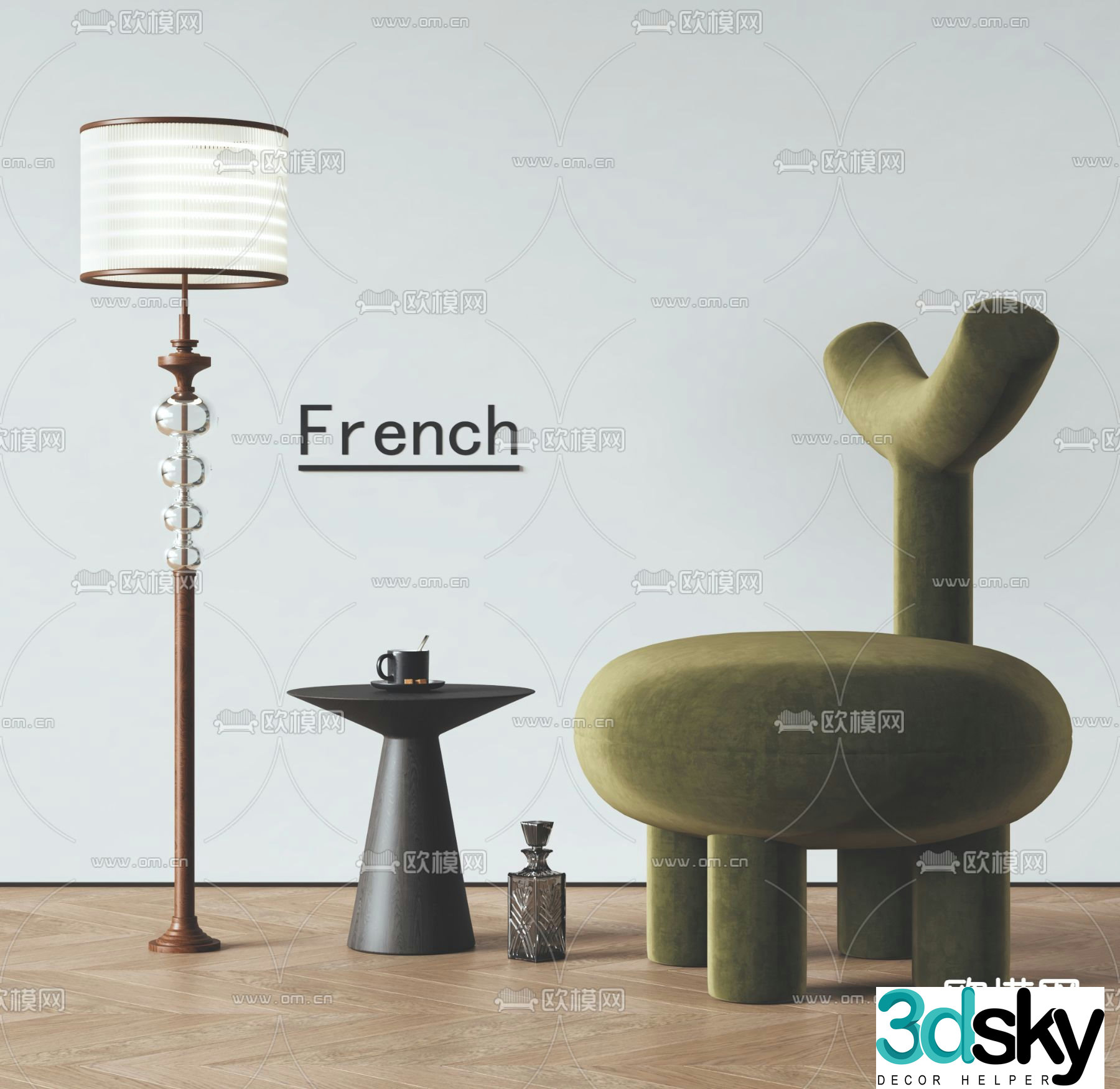 Seat single chair 3d model