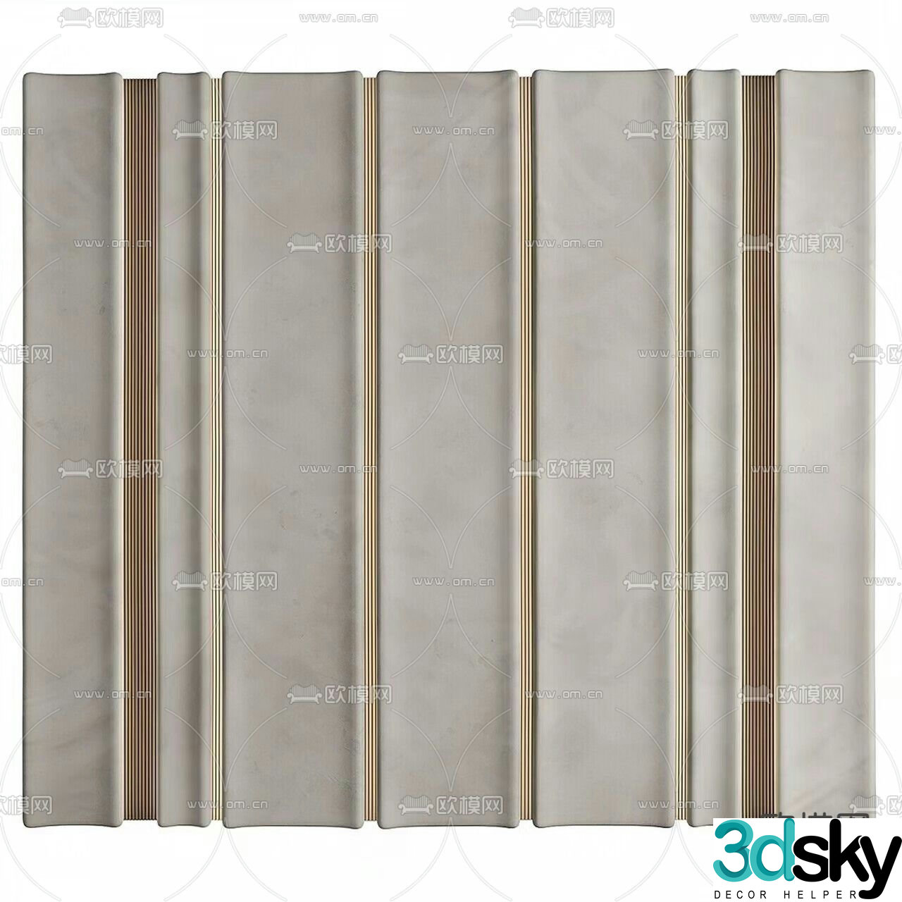 Wall panel Decorative wall panel 3d model
