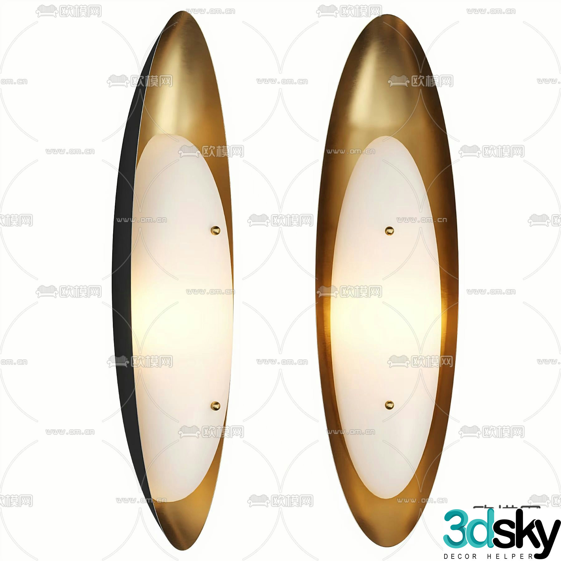 Venova Eichholtz wall light 3d model