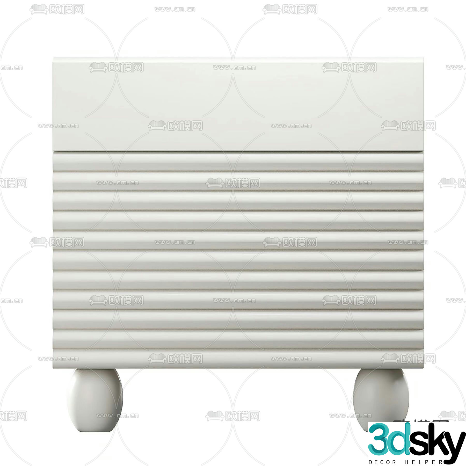 bedside table 3d model