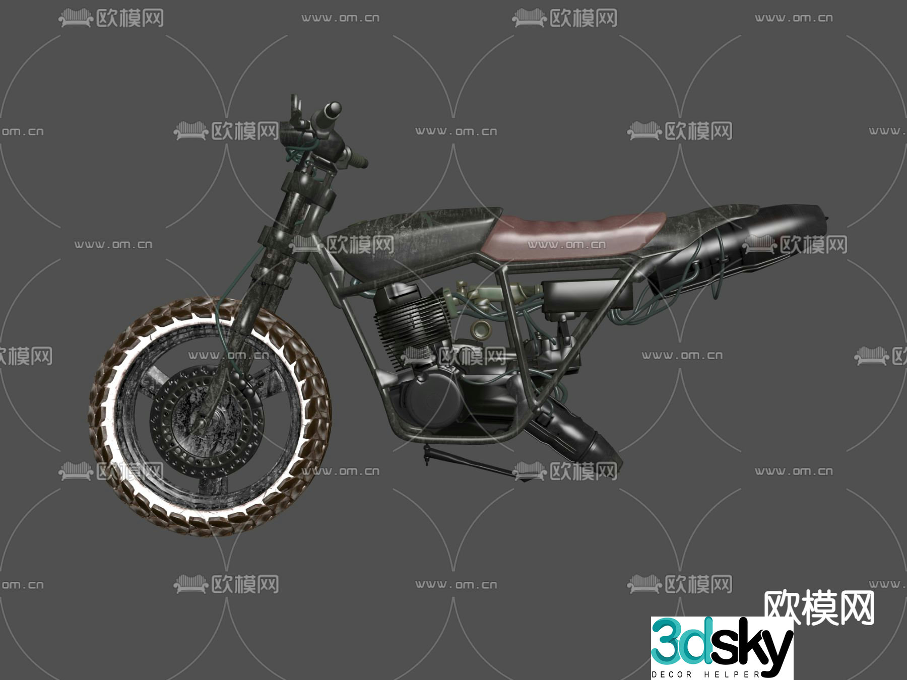 motocross 3d model