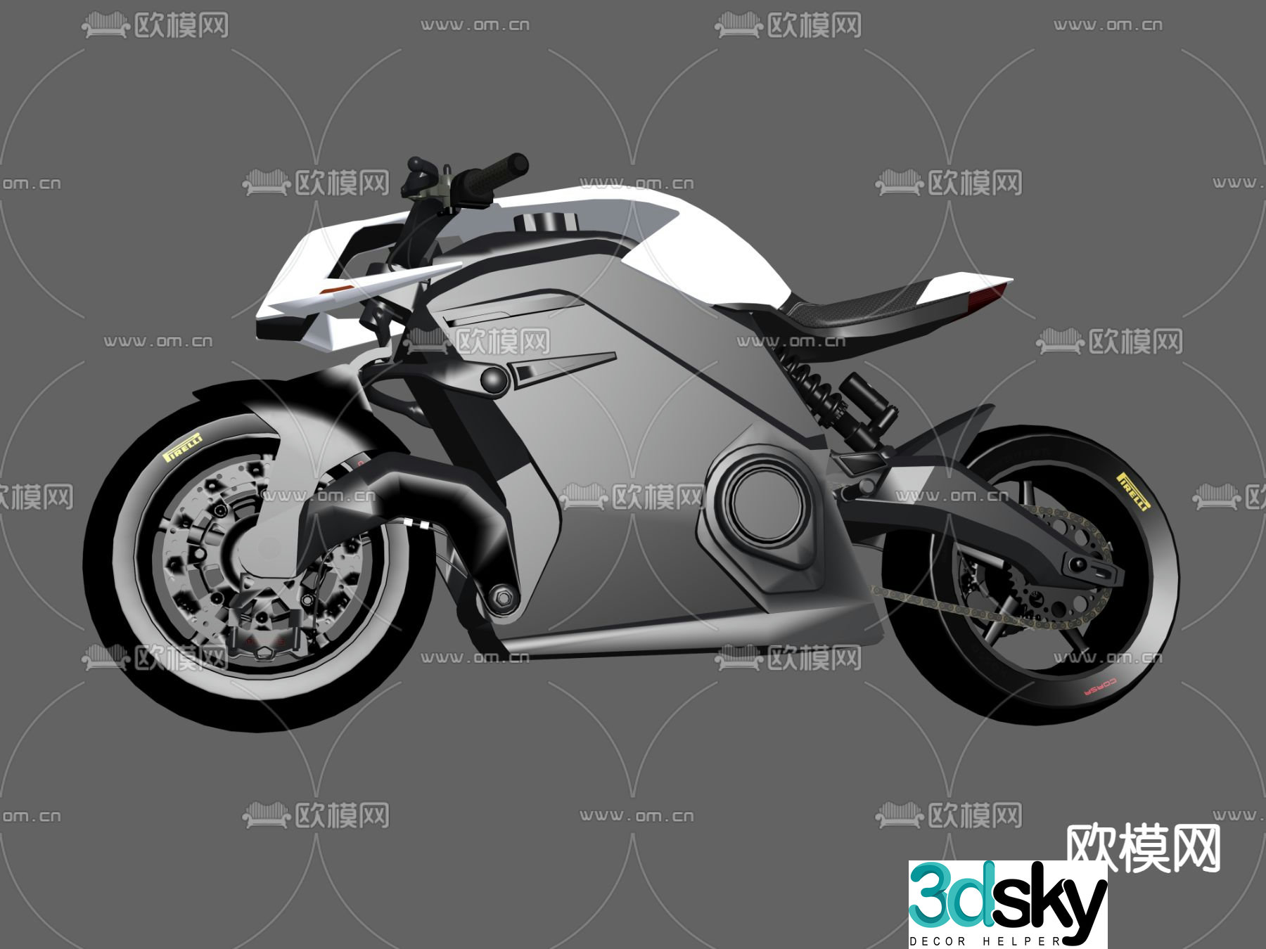 motorcycle 3d model