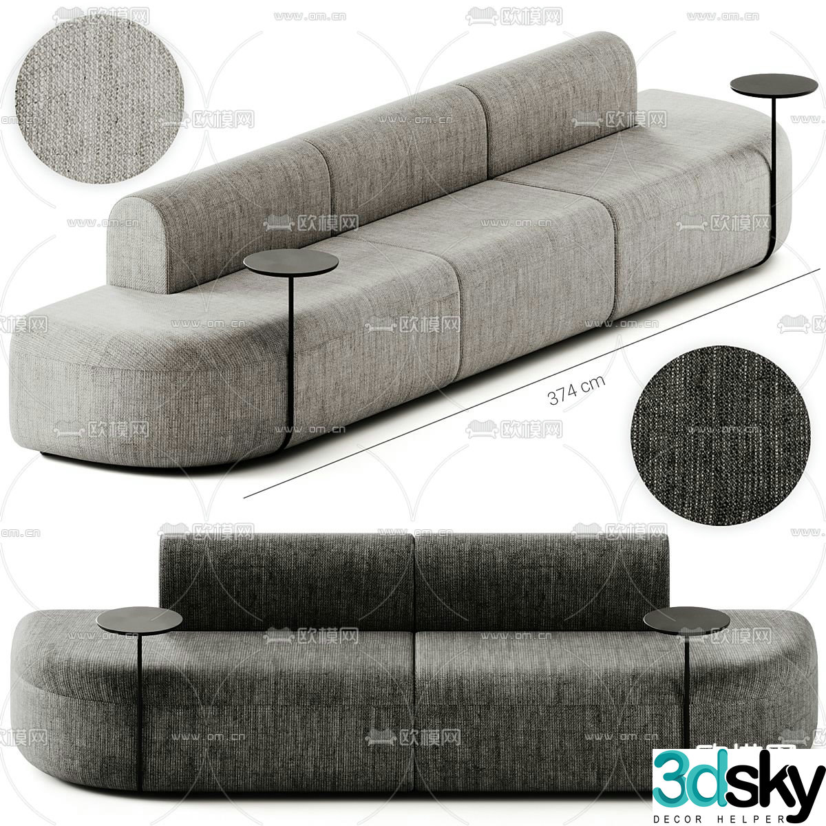 ARTIKO office sofa lobby sofa 3d model