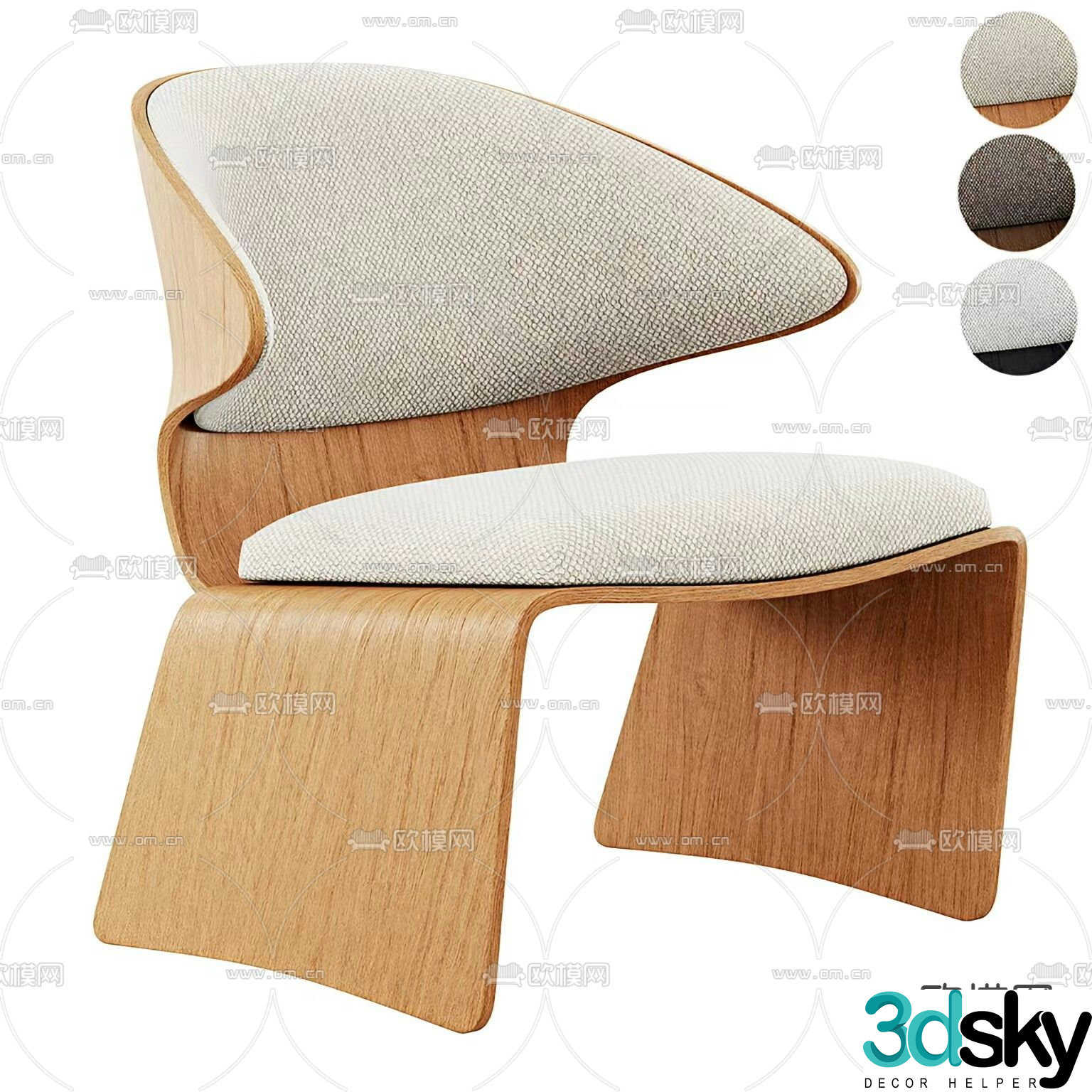 chair leisure chair 3d model