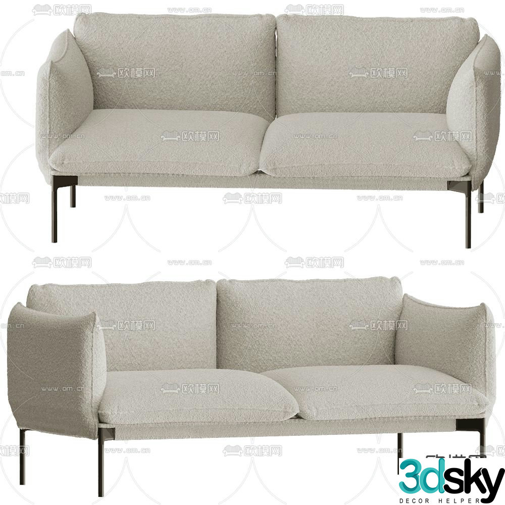 COEDITION loveseat 3d model