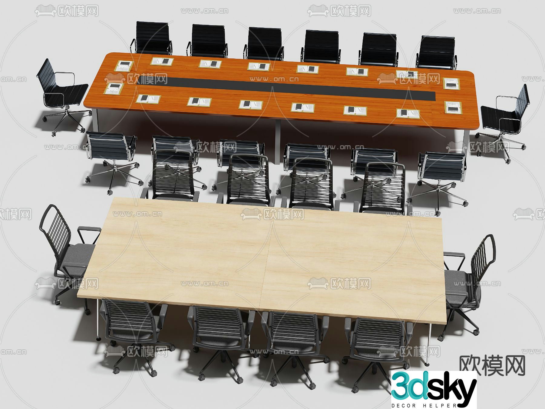 Conference table 3d model