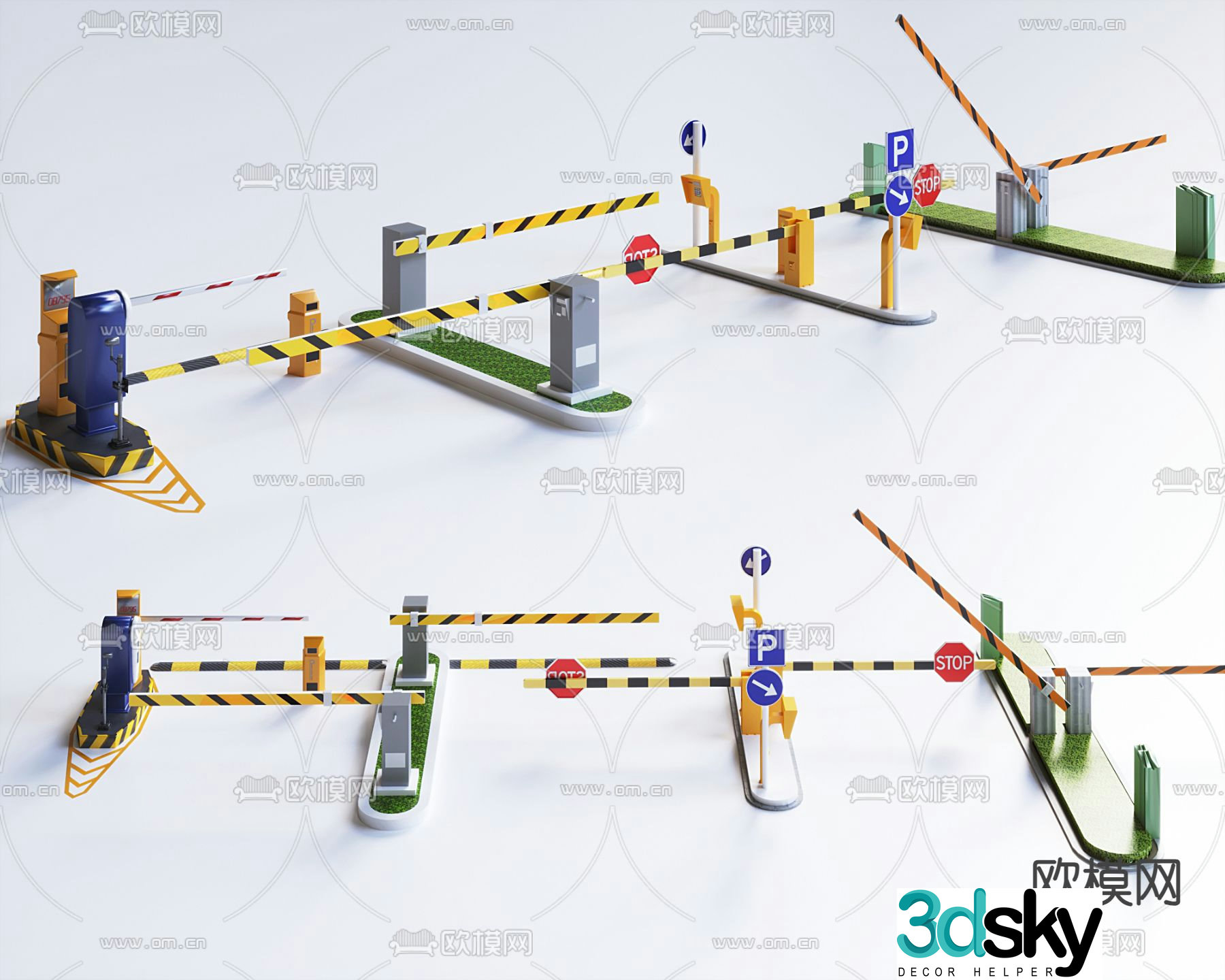 Brake, reduction lever, toll lever 3D model