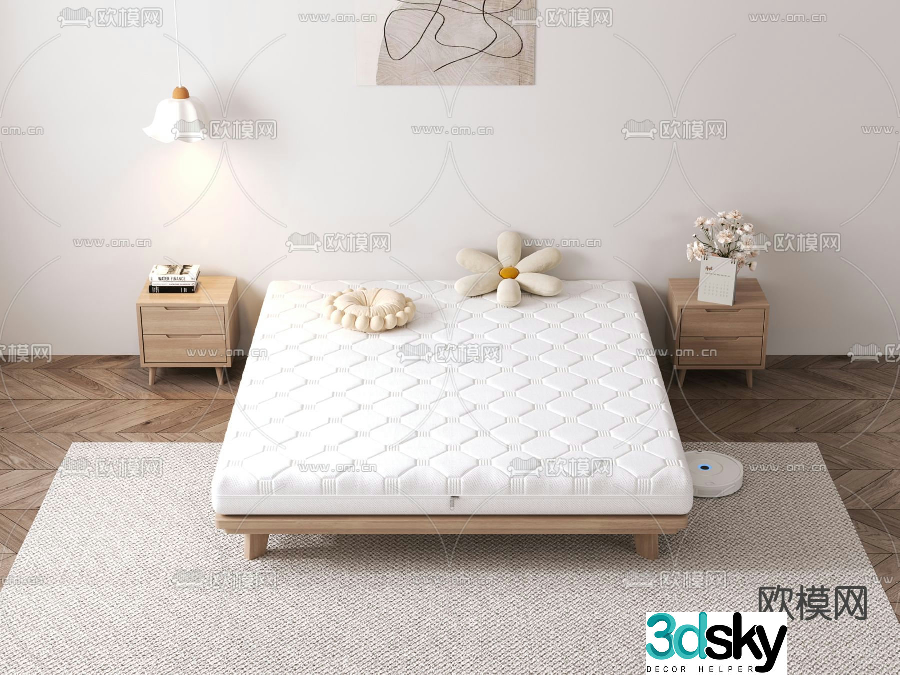 breathable mattress 3d model