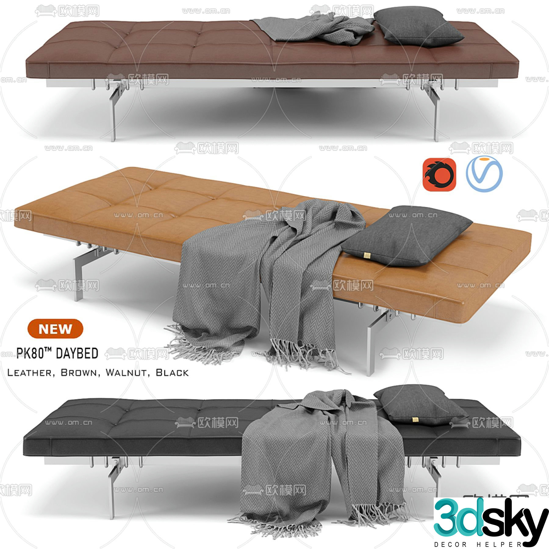 chair recliner 3d model