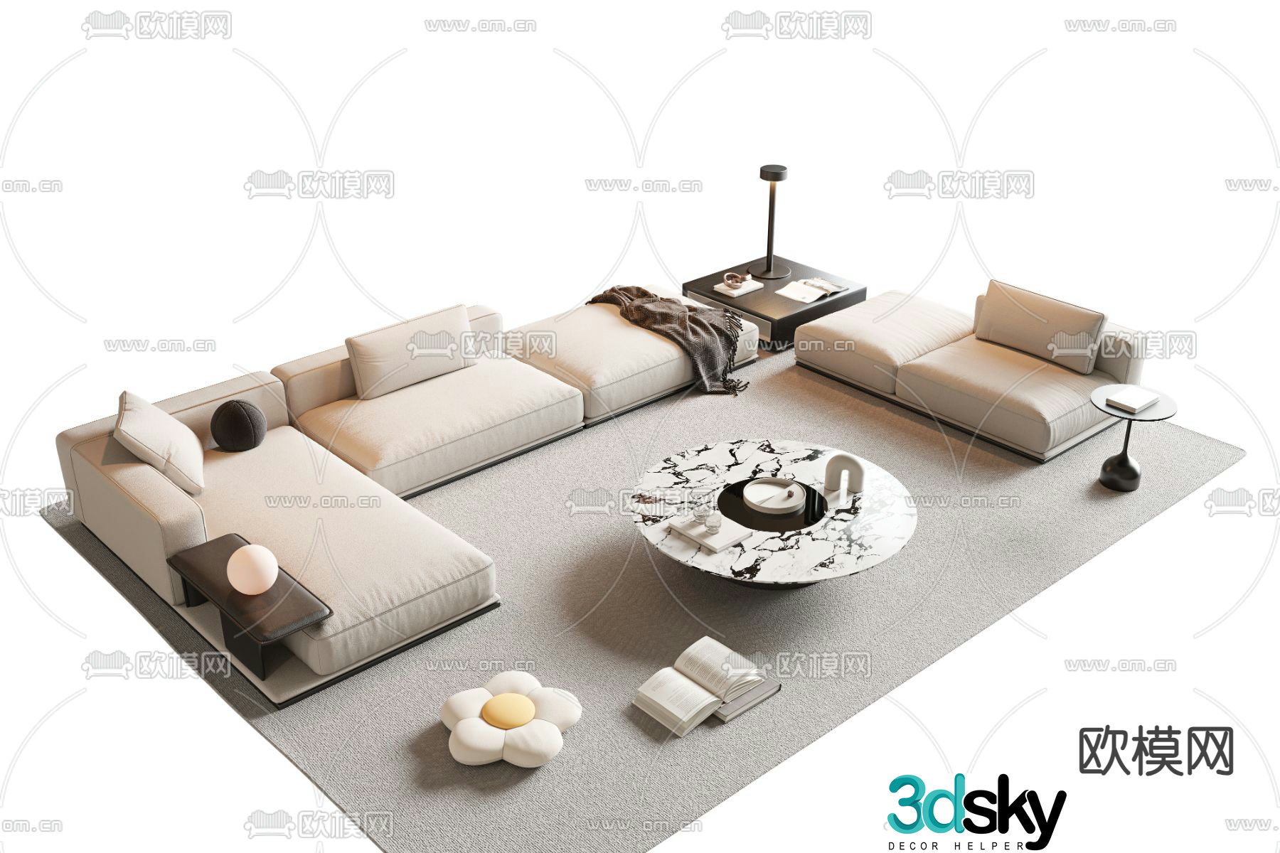 Modular Sofa Modular Sofa Corner Sofa 3D Model