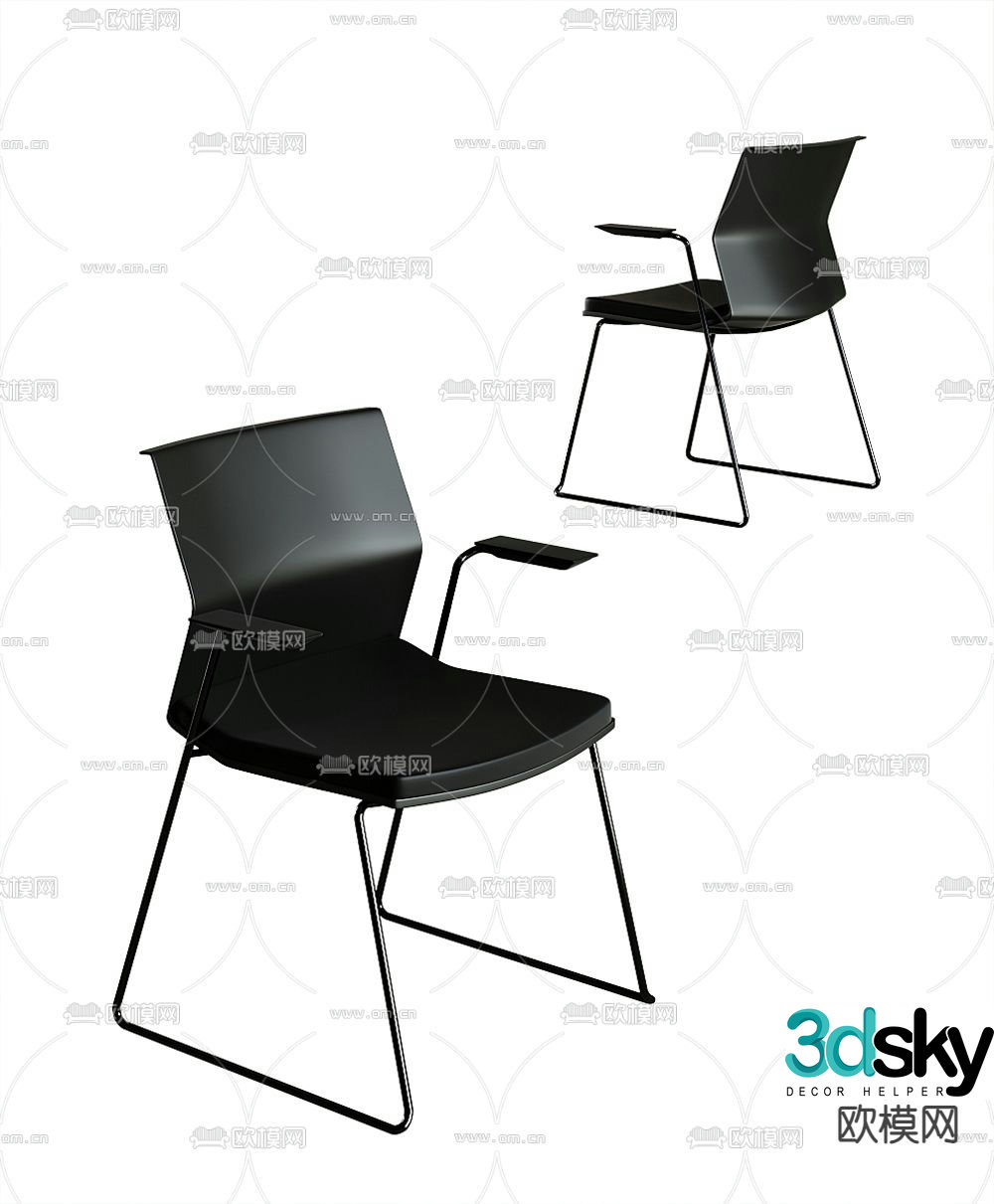 Office chair office chair conference chair 3d model