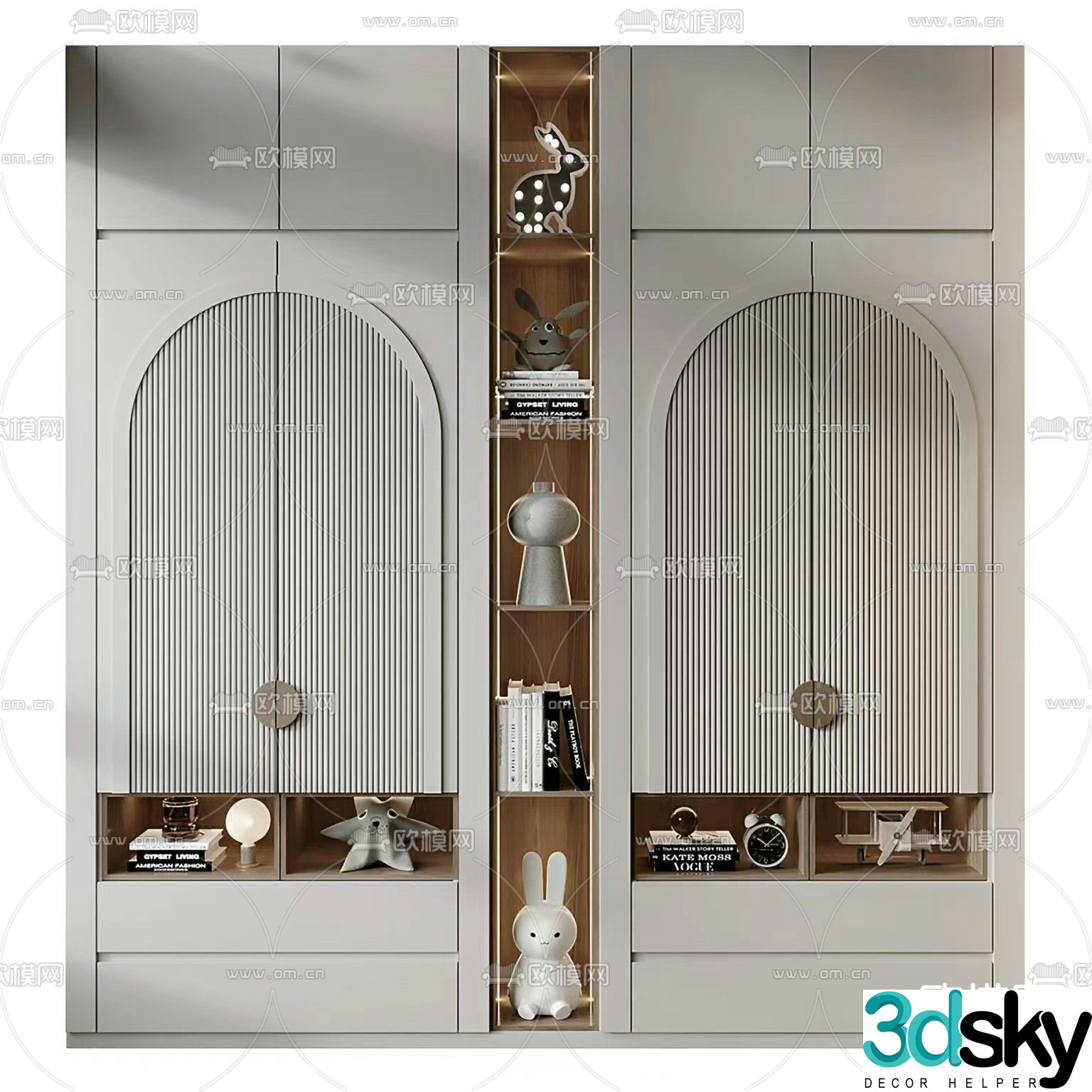 Children’s wardrobe toy cabinet 3d model