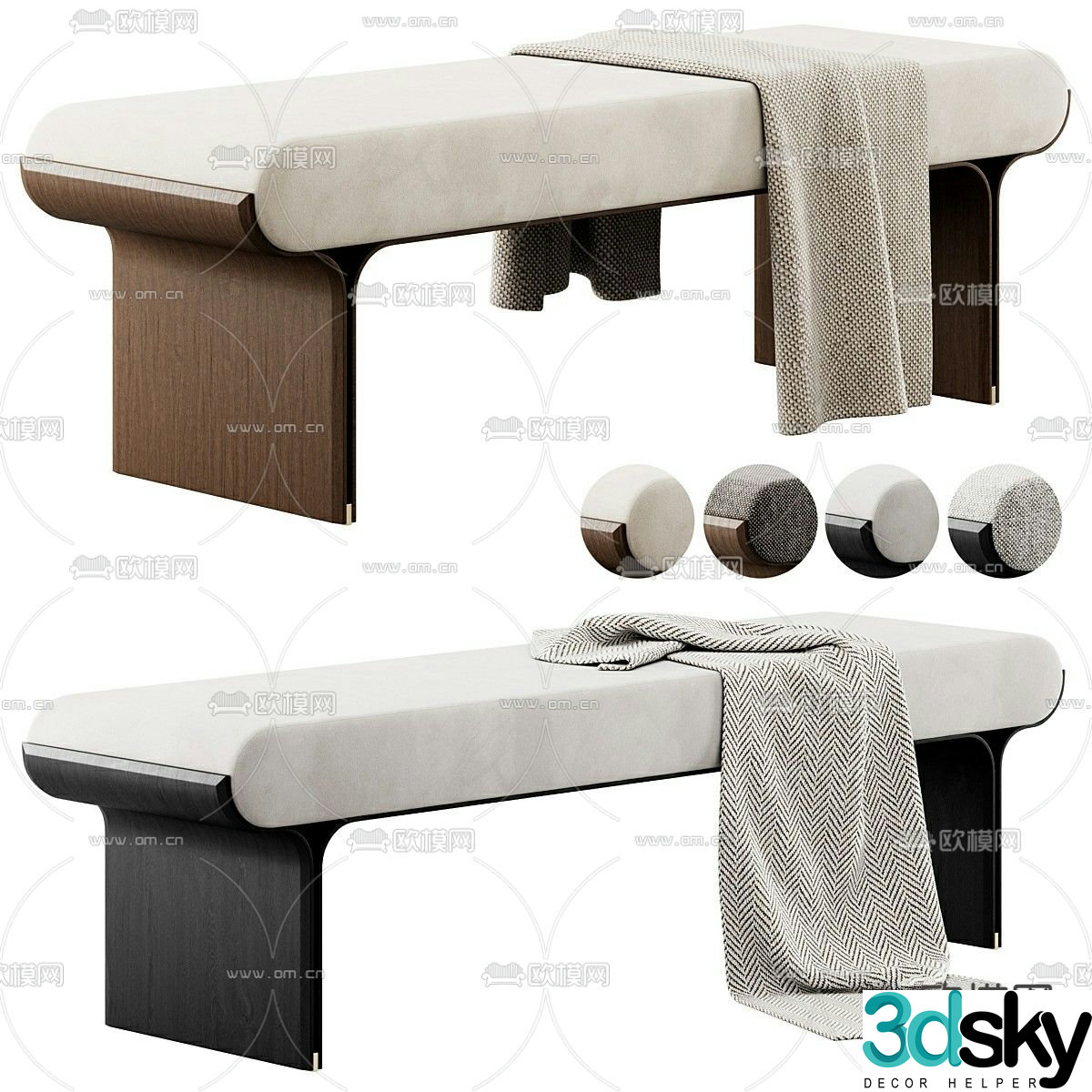 Stami bench 3d model