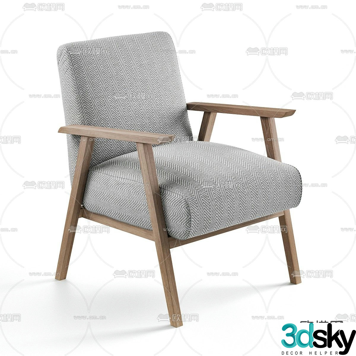 Sofa chair leisure chair armchair 3d model
