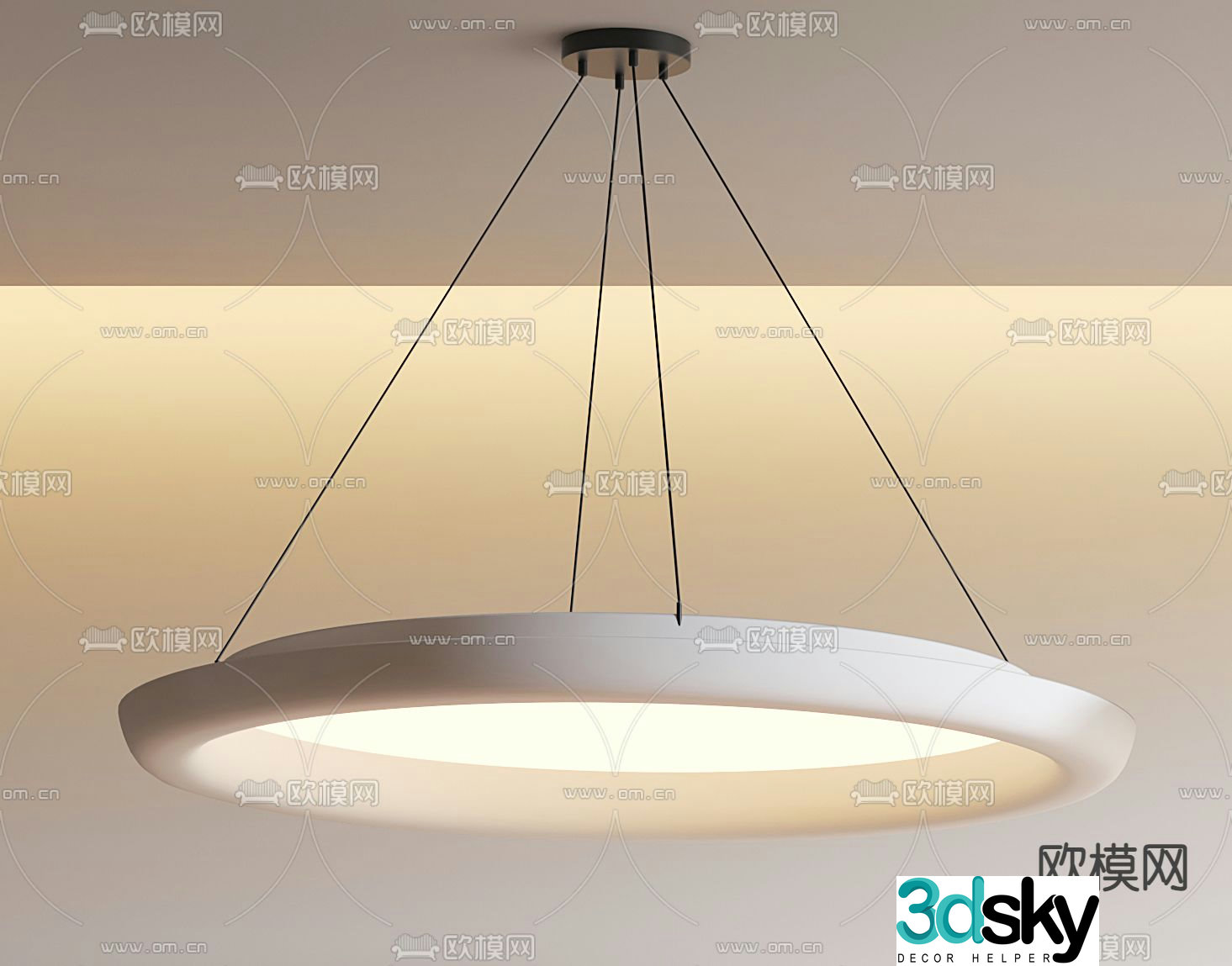 modern chandelier art chandelier bedroom chandelier 3d model