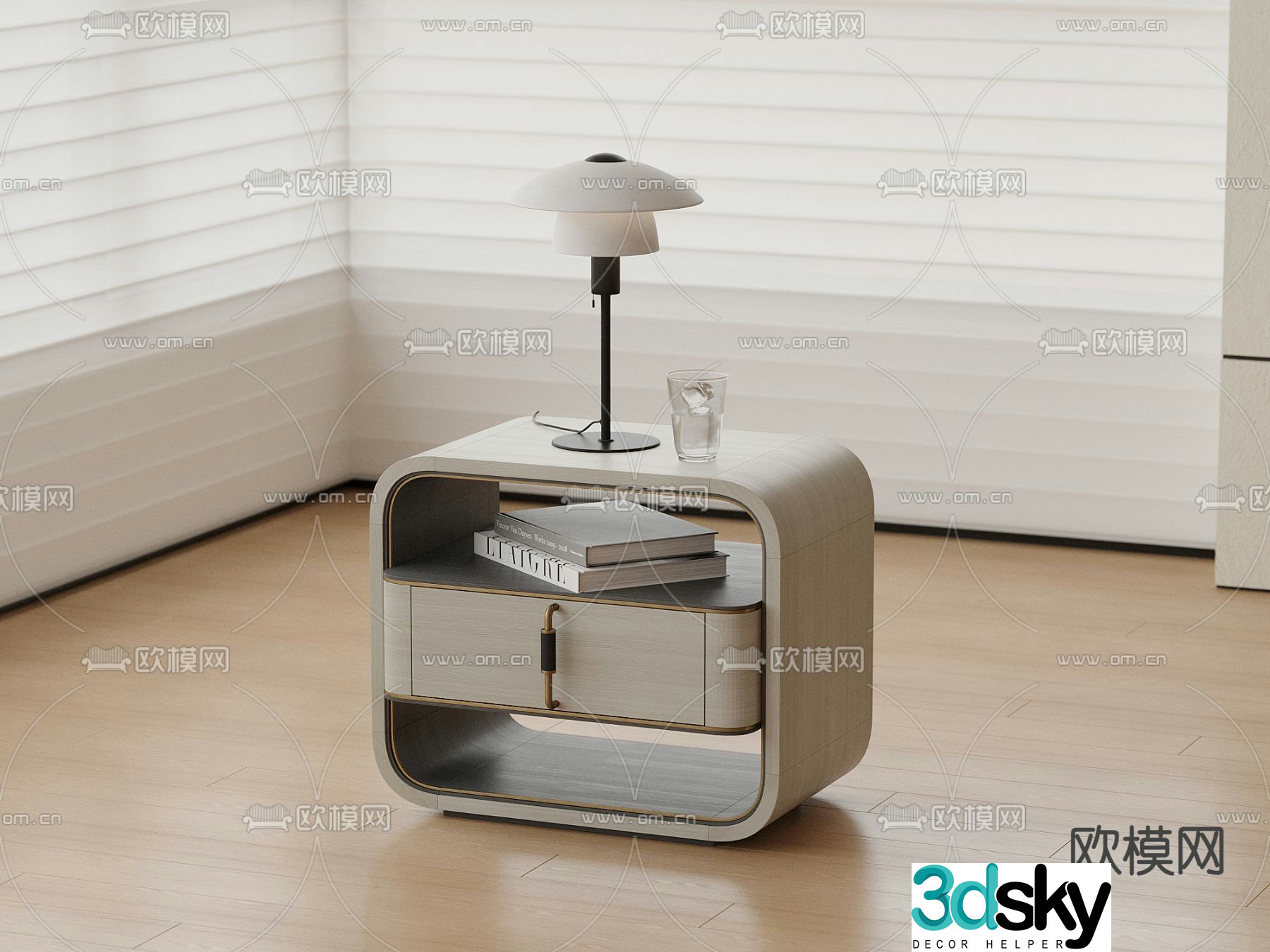 bedside table 3d model