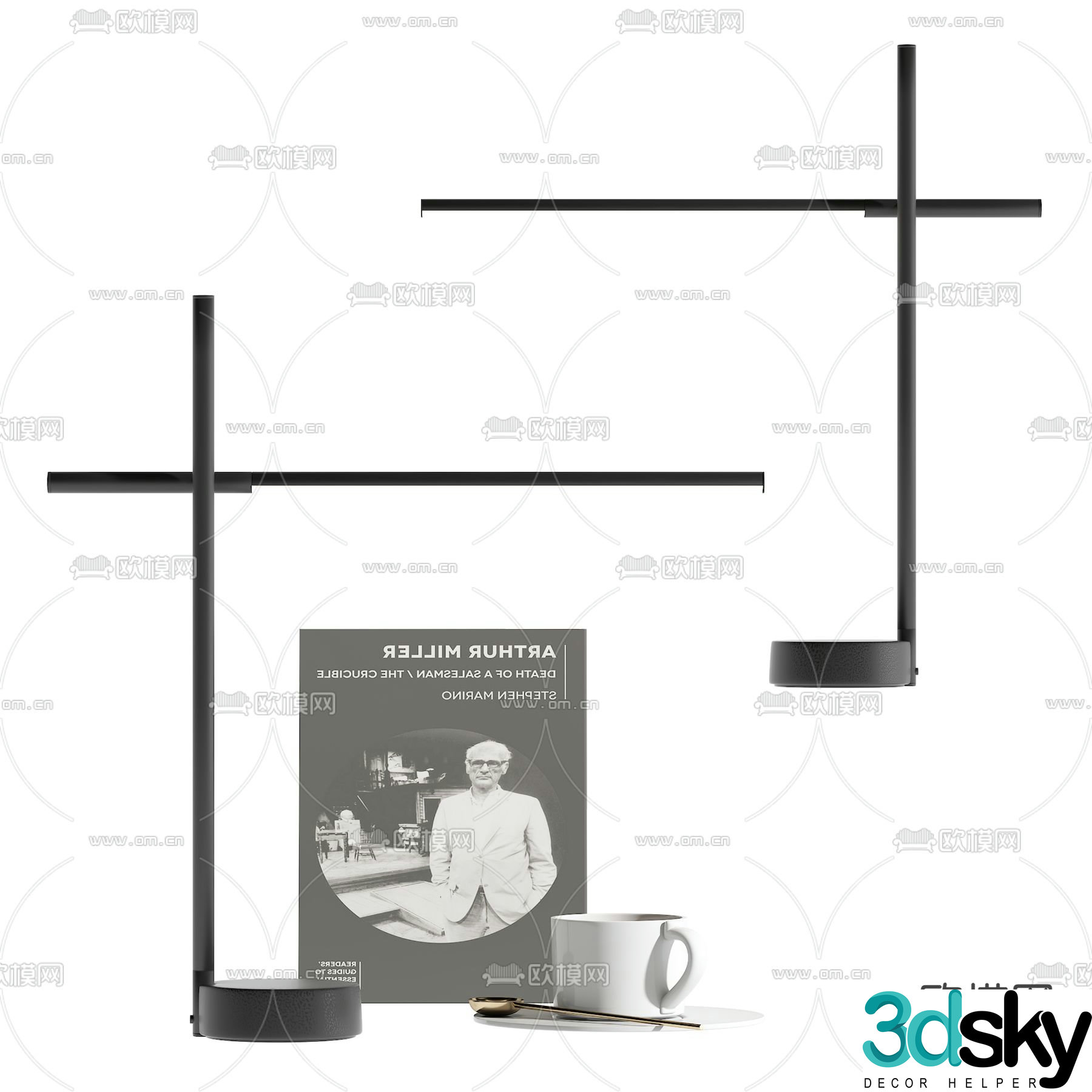 3D model of bedside decoration ornaments