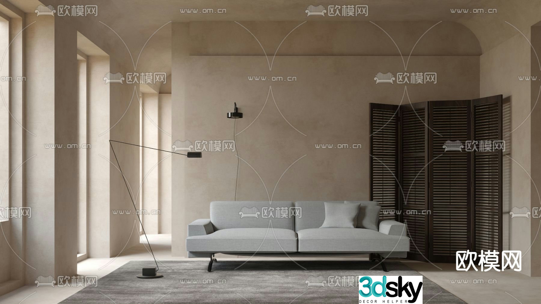 Bonaldo Double sofa 3D model