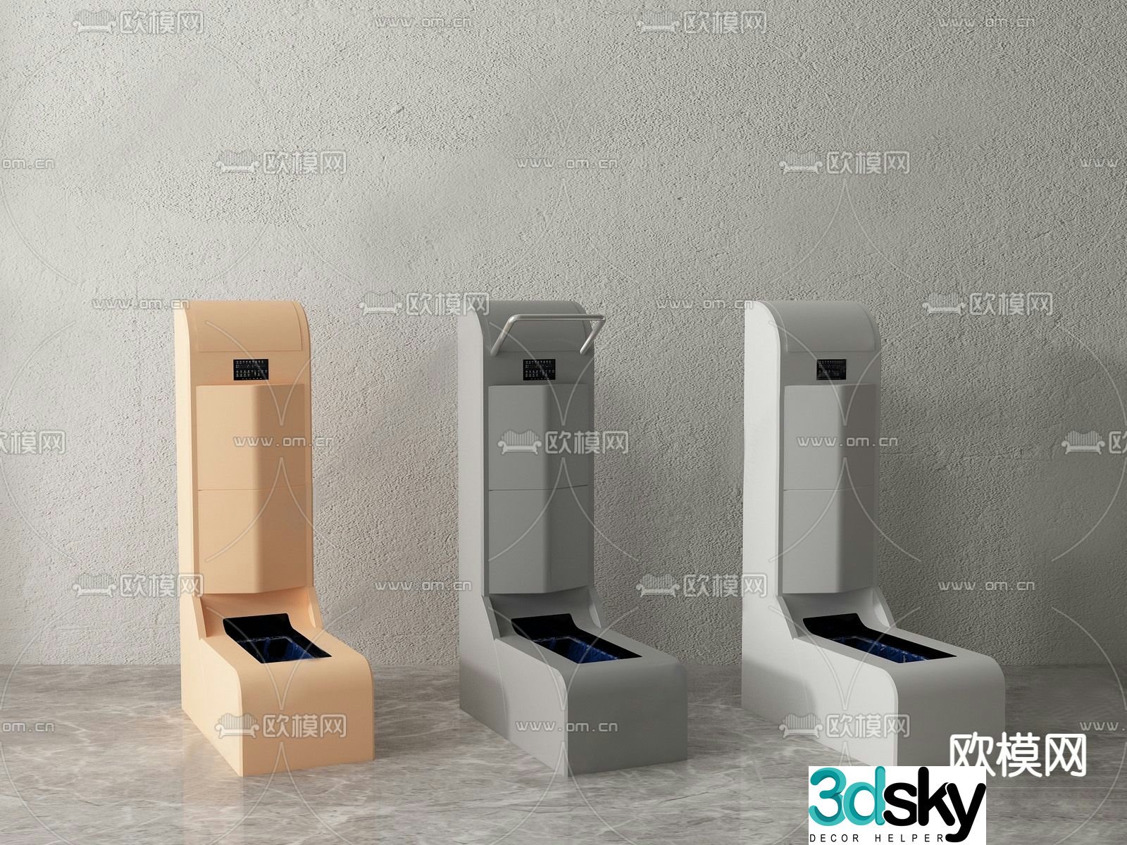 Fully automatic shoe cover machine 3d model