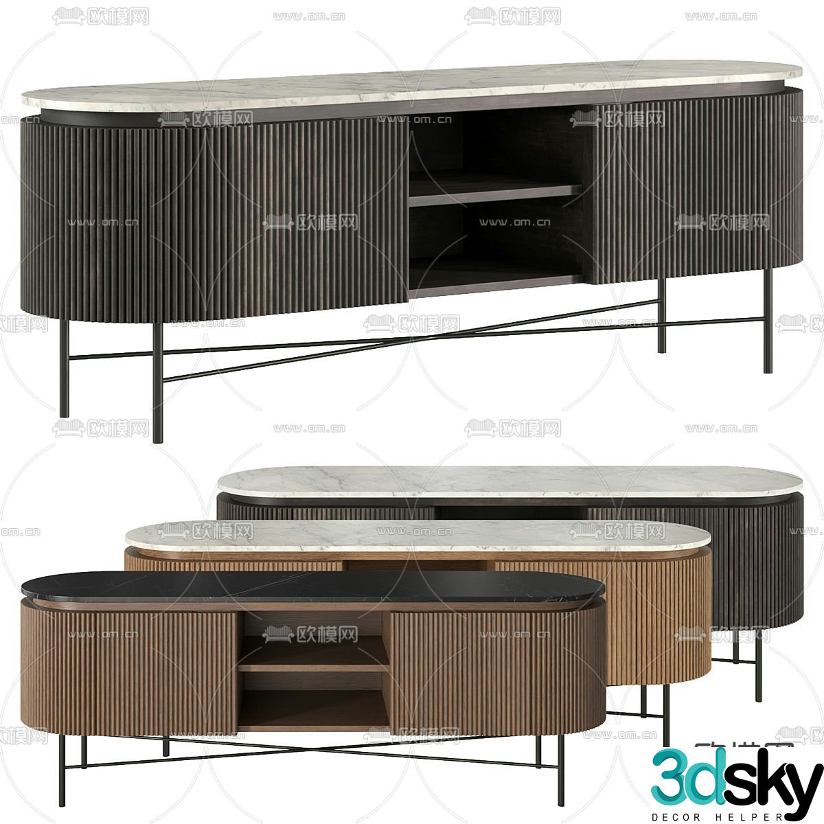 KARE TV cabinet 3d model