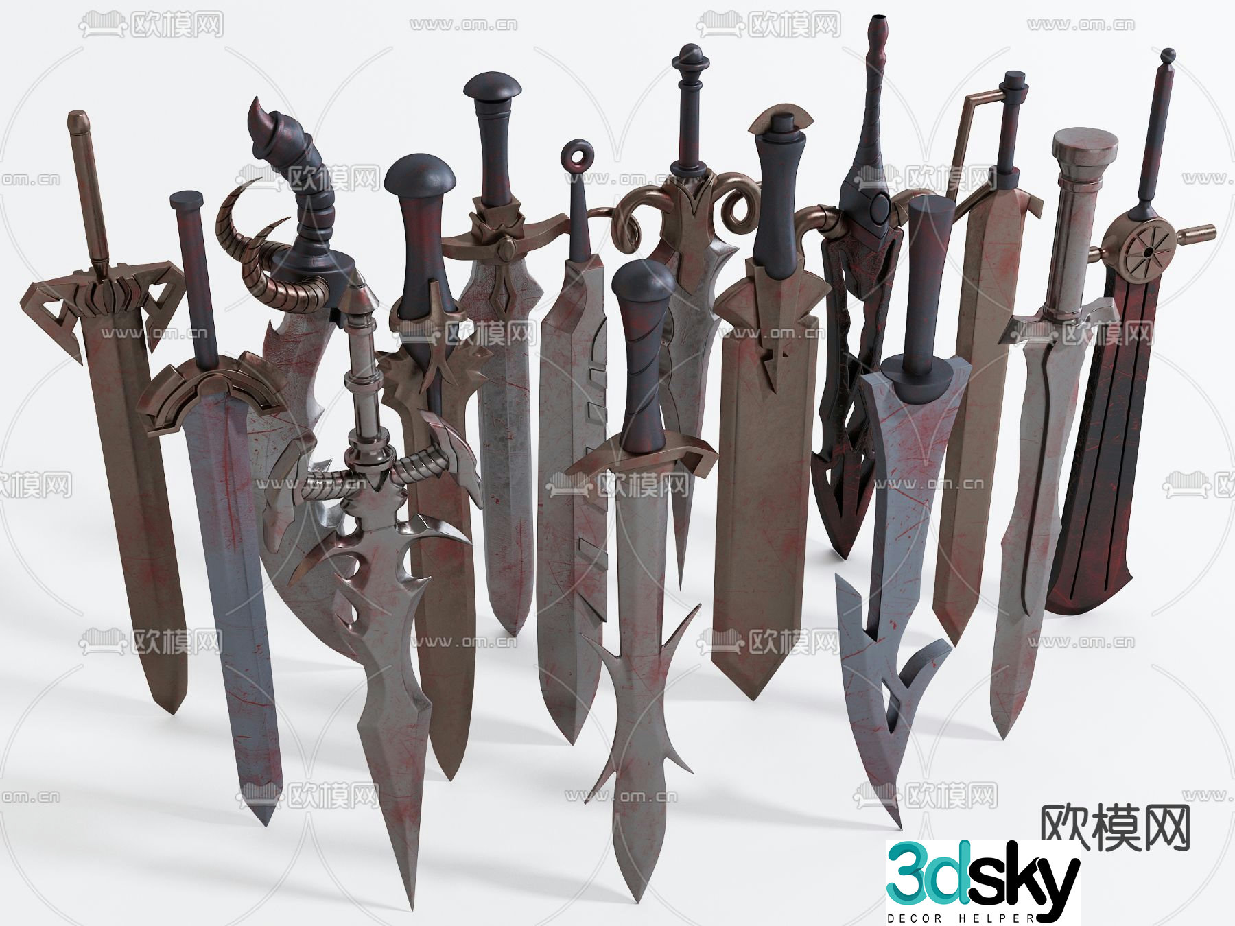 weapon weapon sword sword 3d model