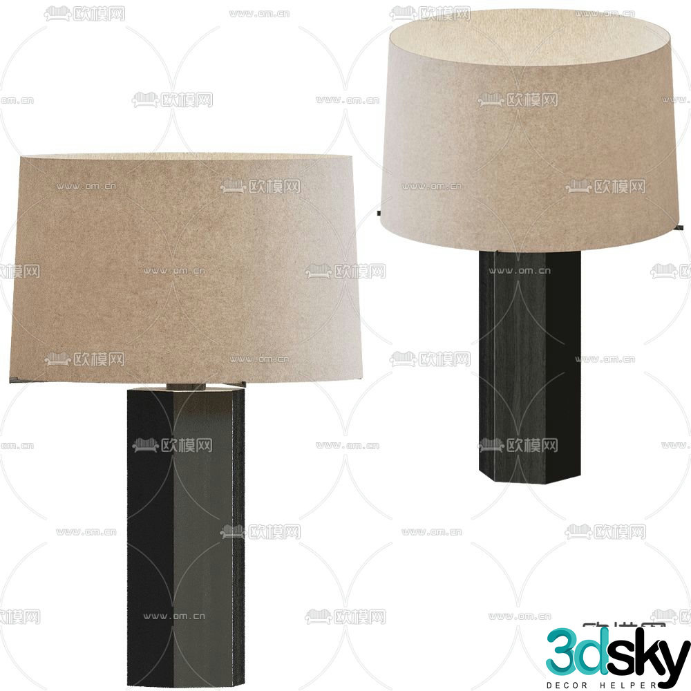 Modenature table lamp 3d model
