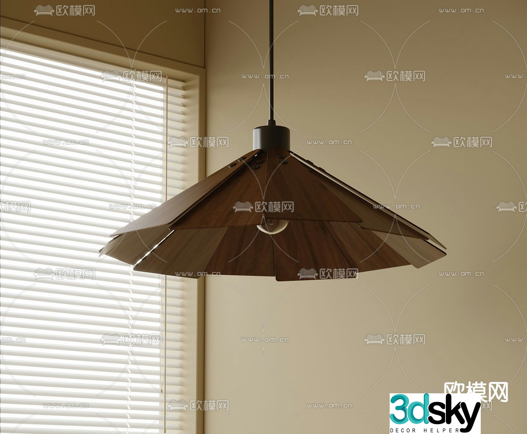 Medieval style chandelier restaurant chandelier 3d model