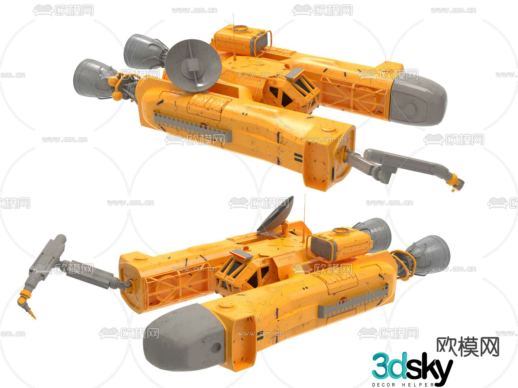 aviation facility 3d model