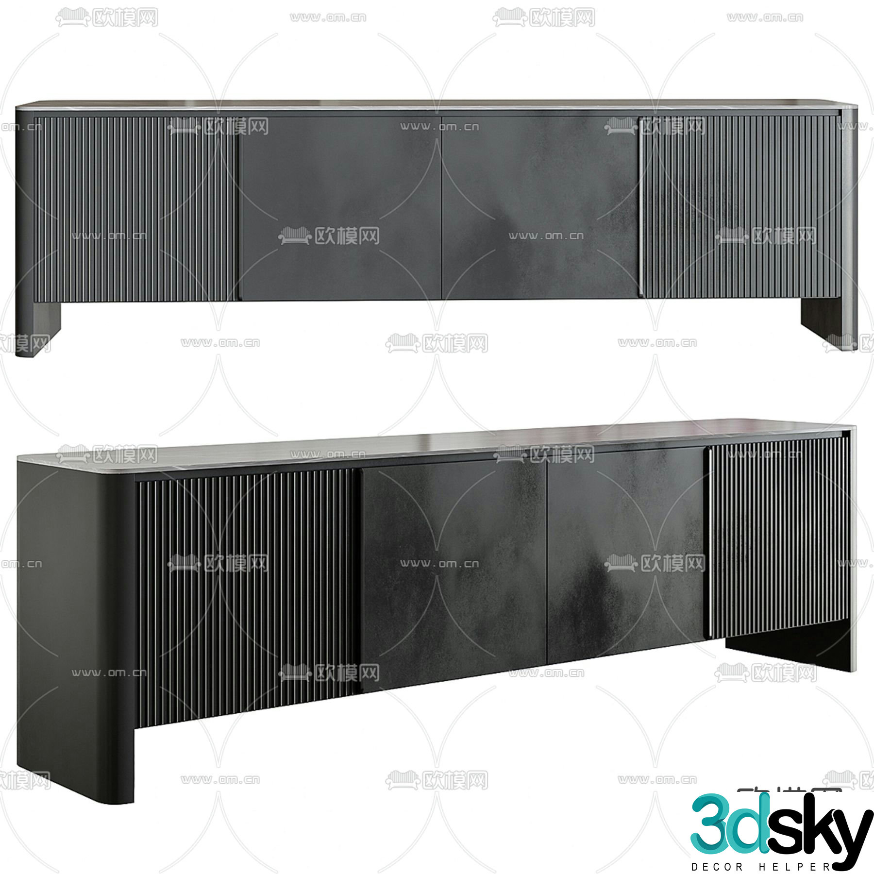 Modern TV cabinet 3d model