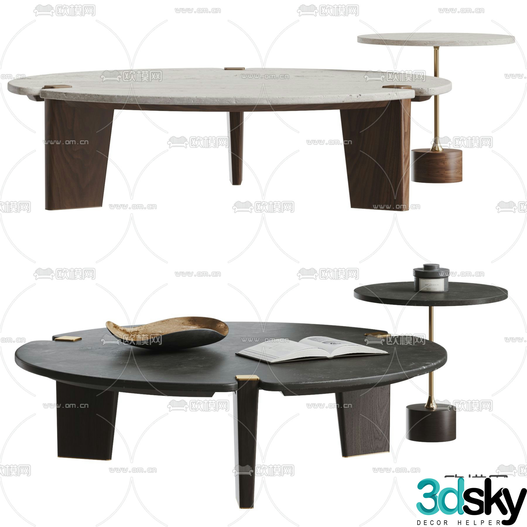 3D model of mother-in-law coffee table