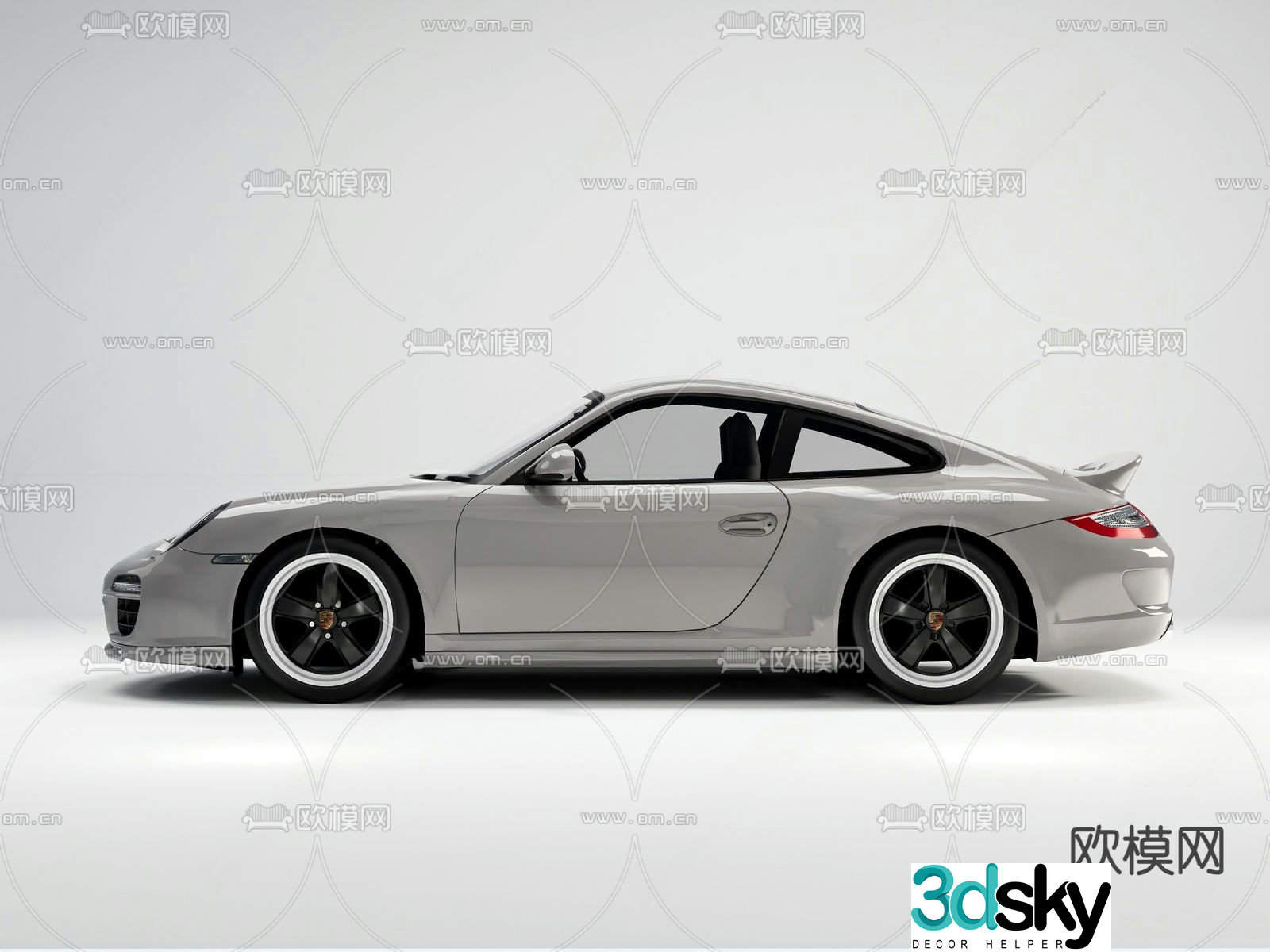 Porsche 911 car sedan 3d model