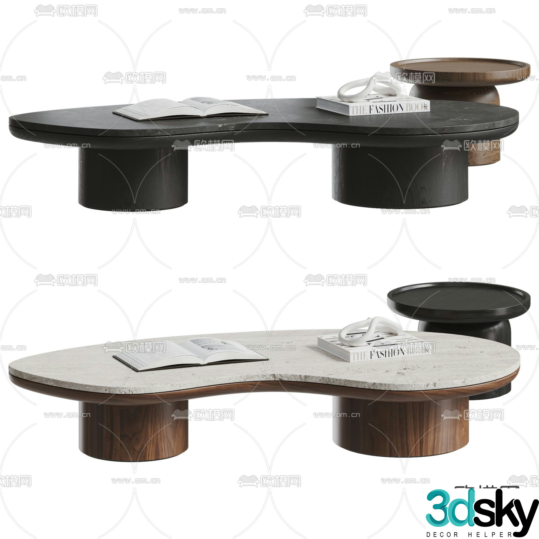 3D model of mother-in-law coffee table