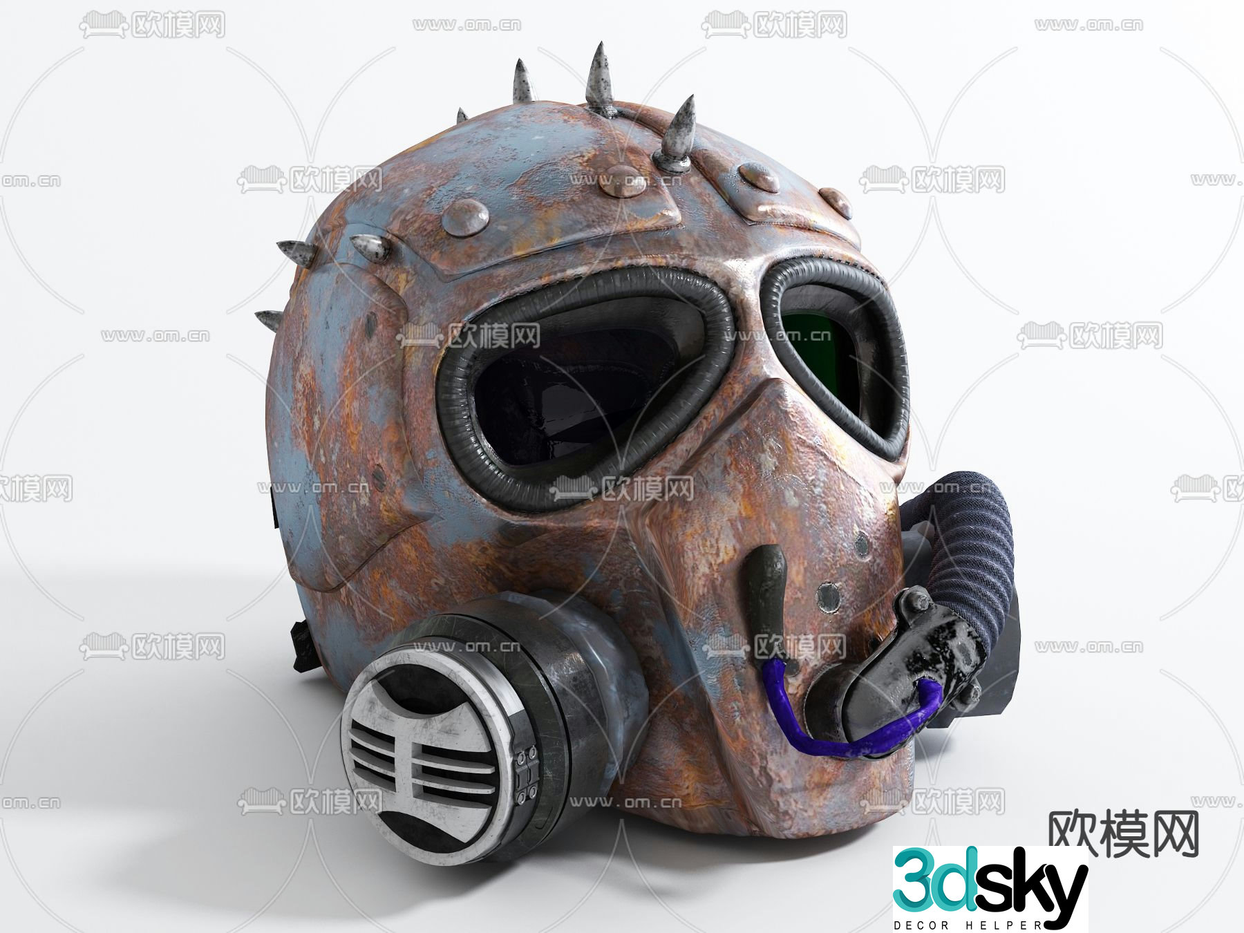 helmet hard hat protective gear 3d model