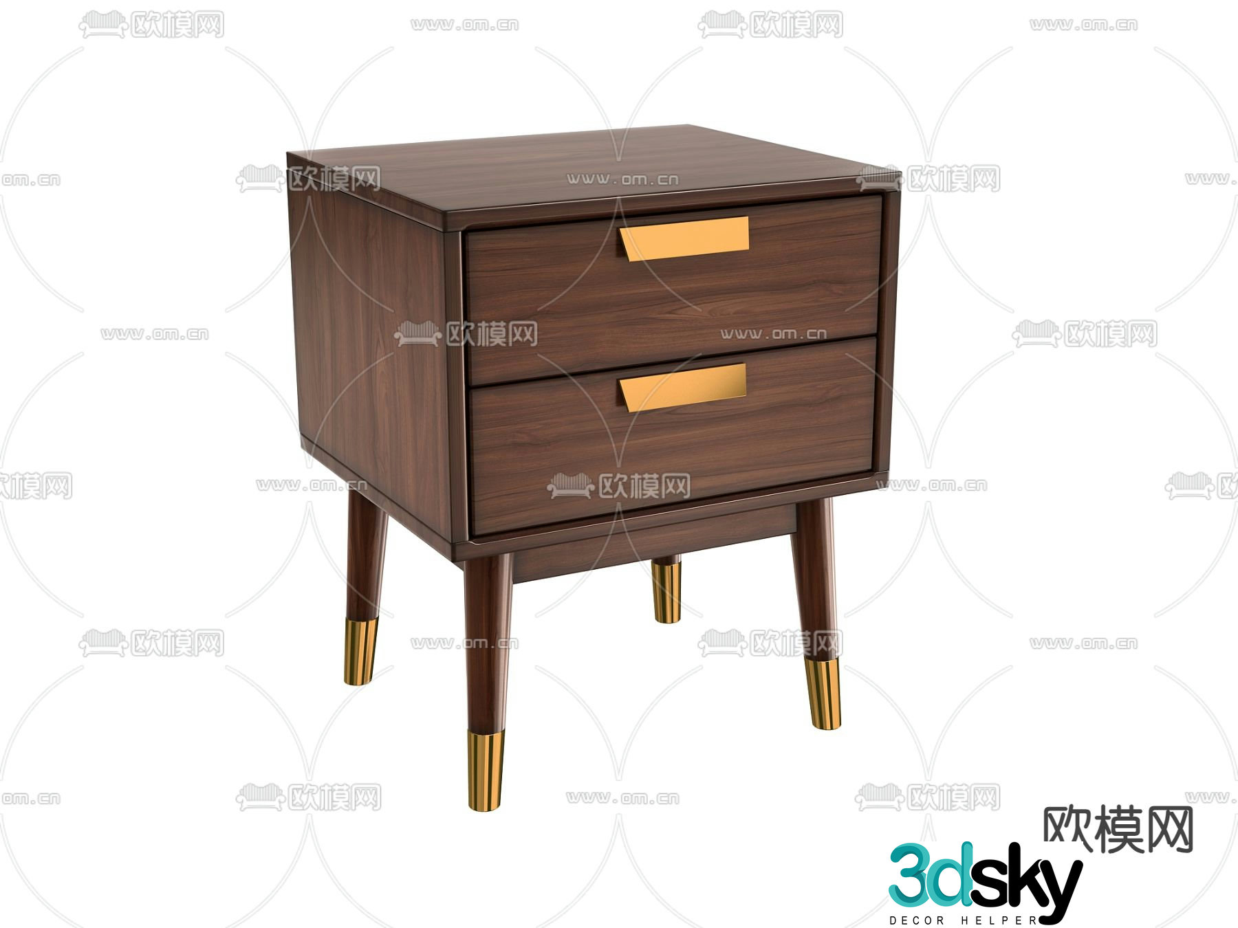 bedside table 3d model