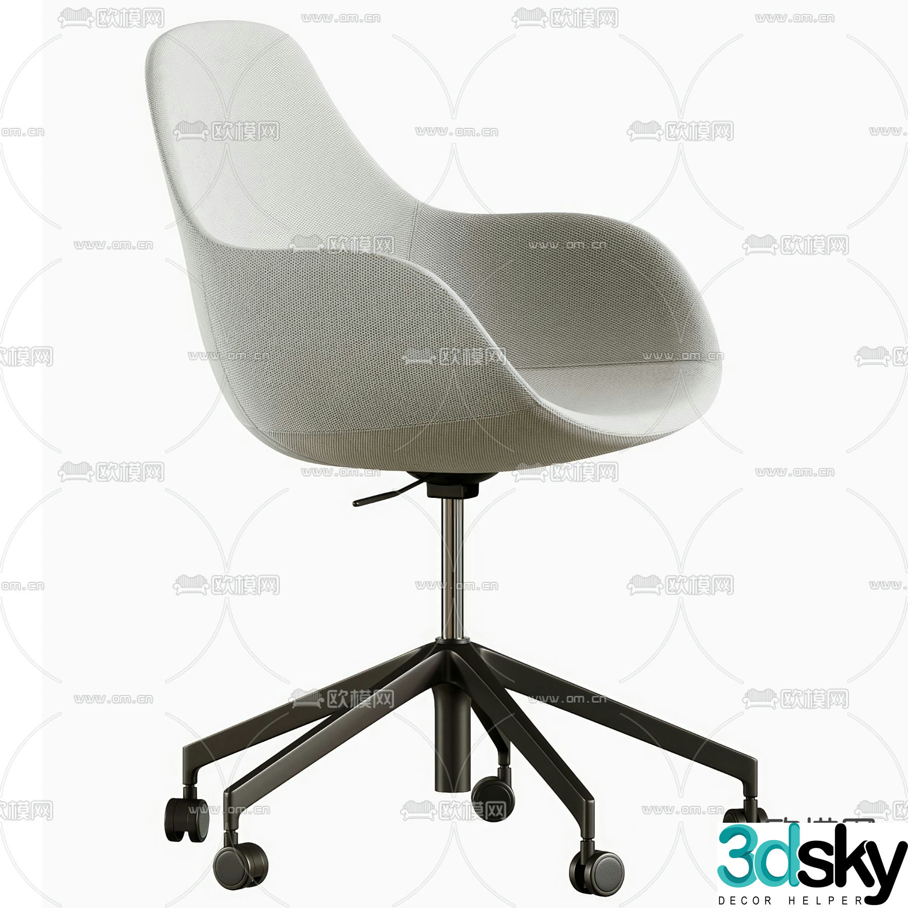 Office chair staff chair conference chair 3d model