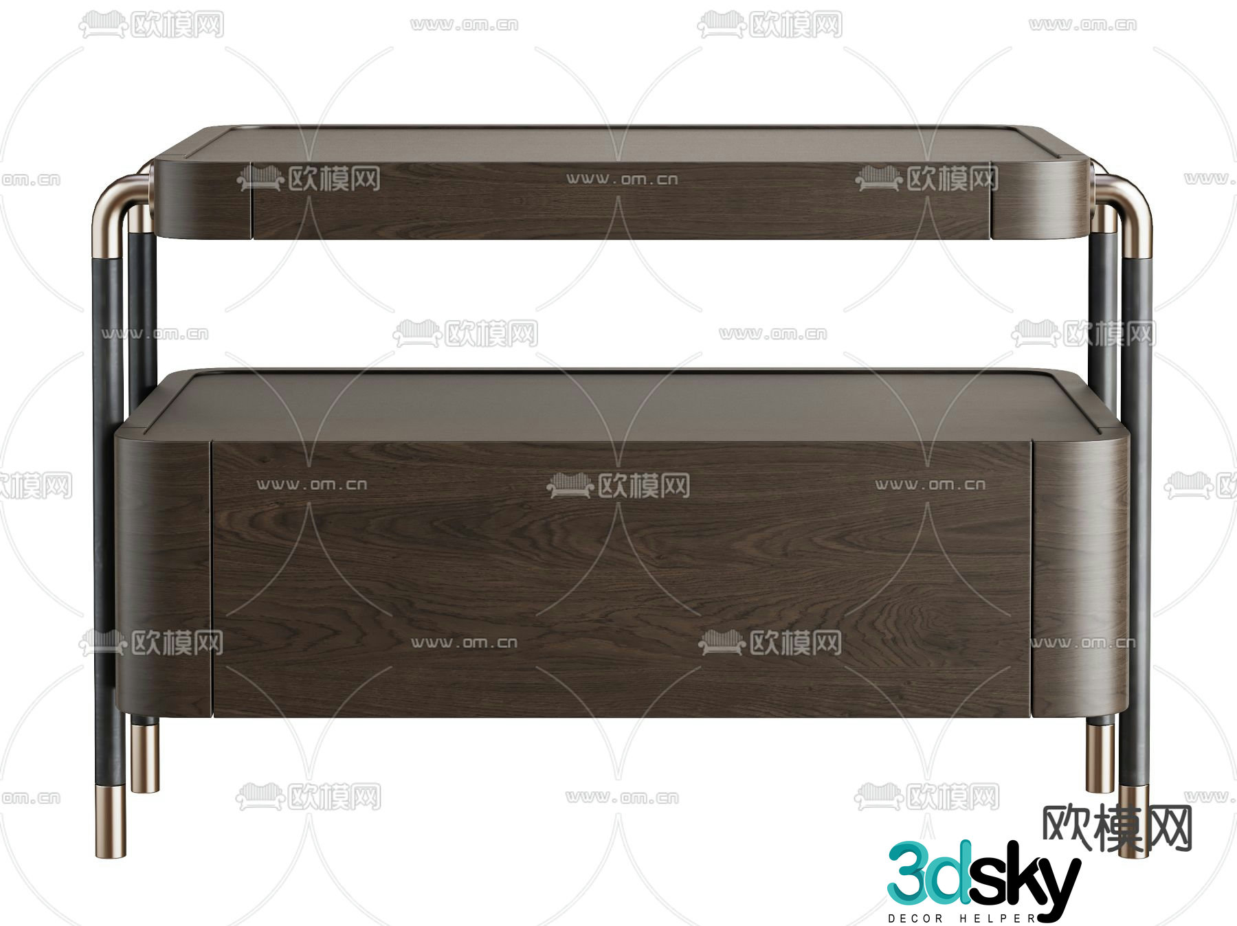 Frigerio bedside table 3d model