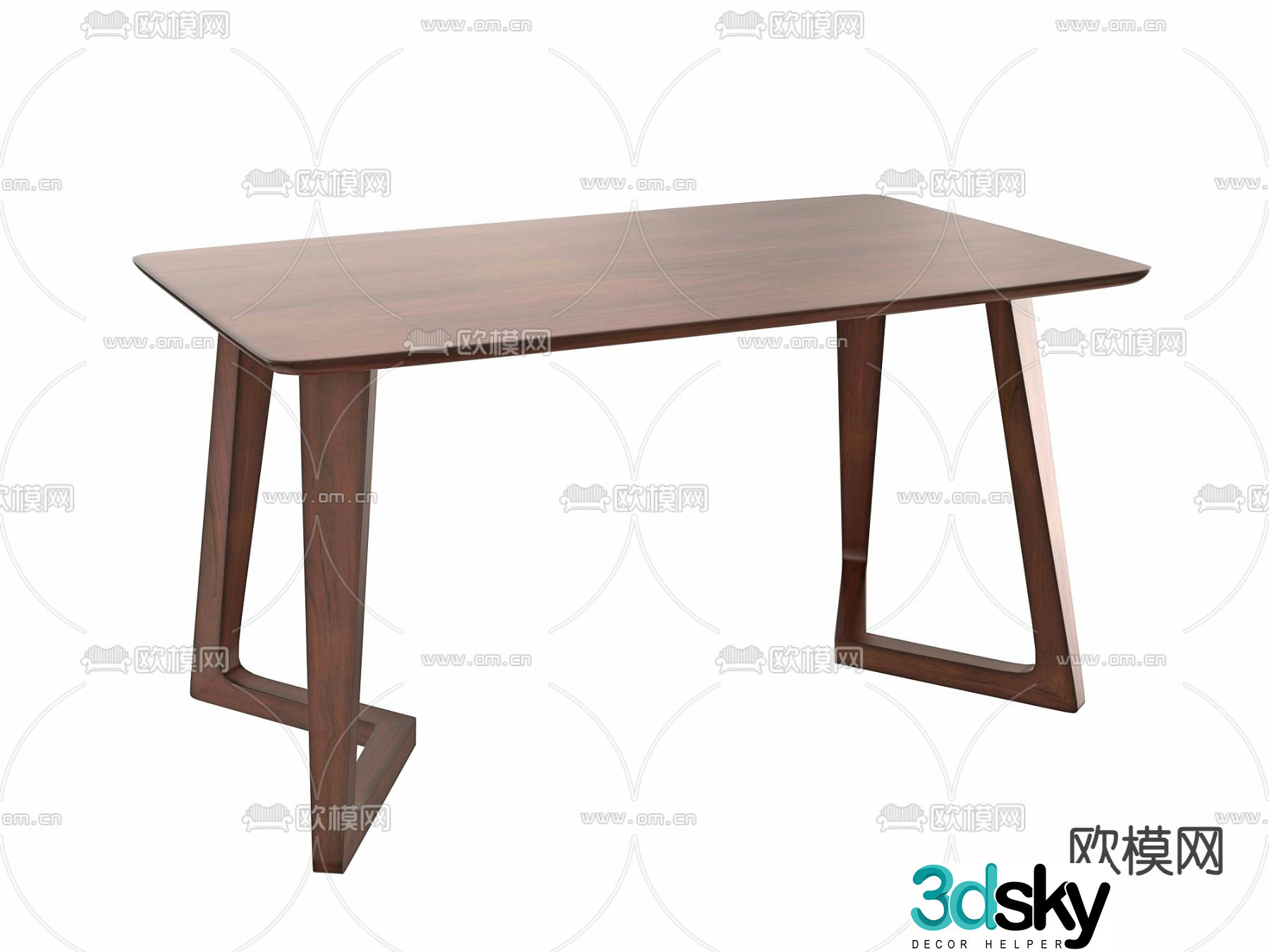 3d model of bar dining table