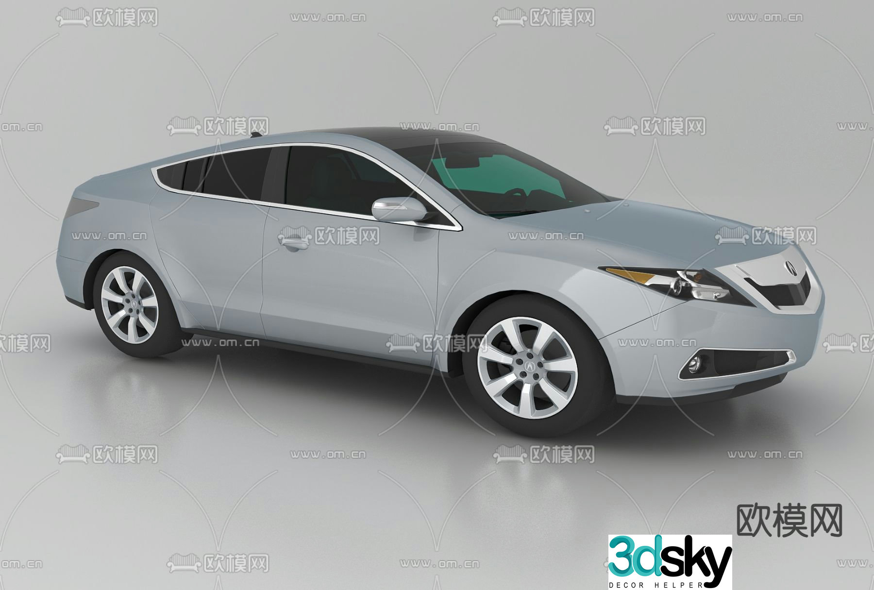car sedan sports car 3d model