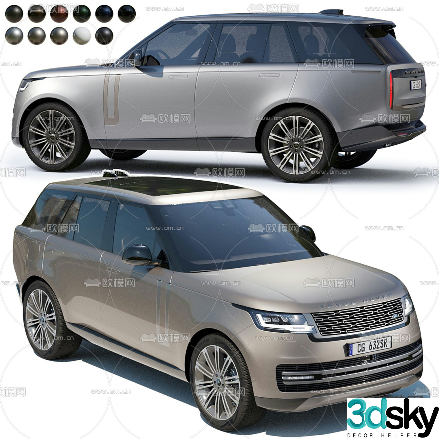 car sedan 3d model