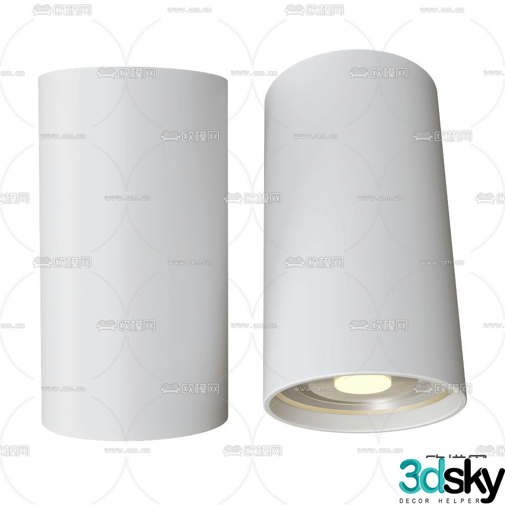 Candelux downlight spotlight 3d model
