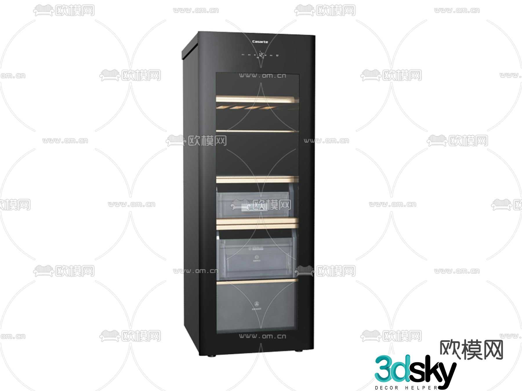 Ice bar bar cabinet 3d model