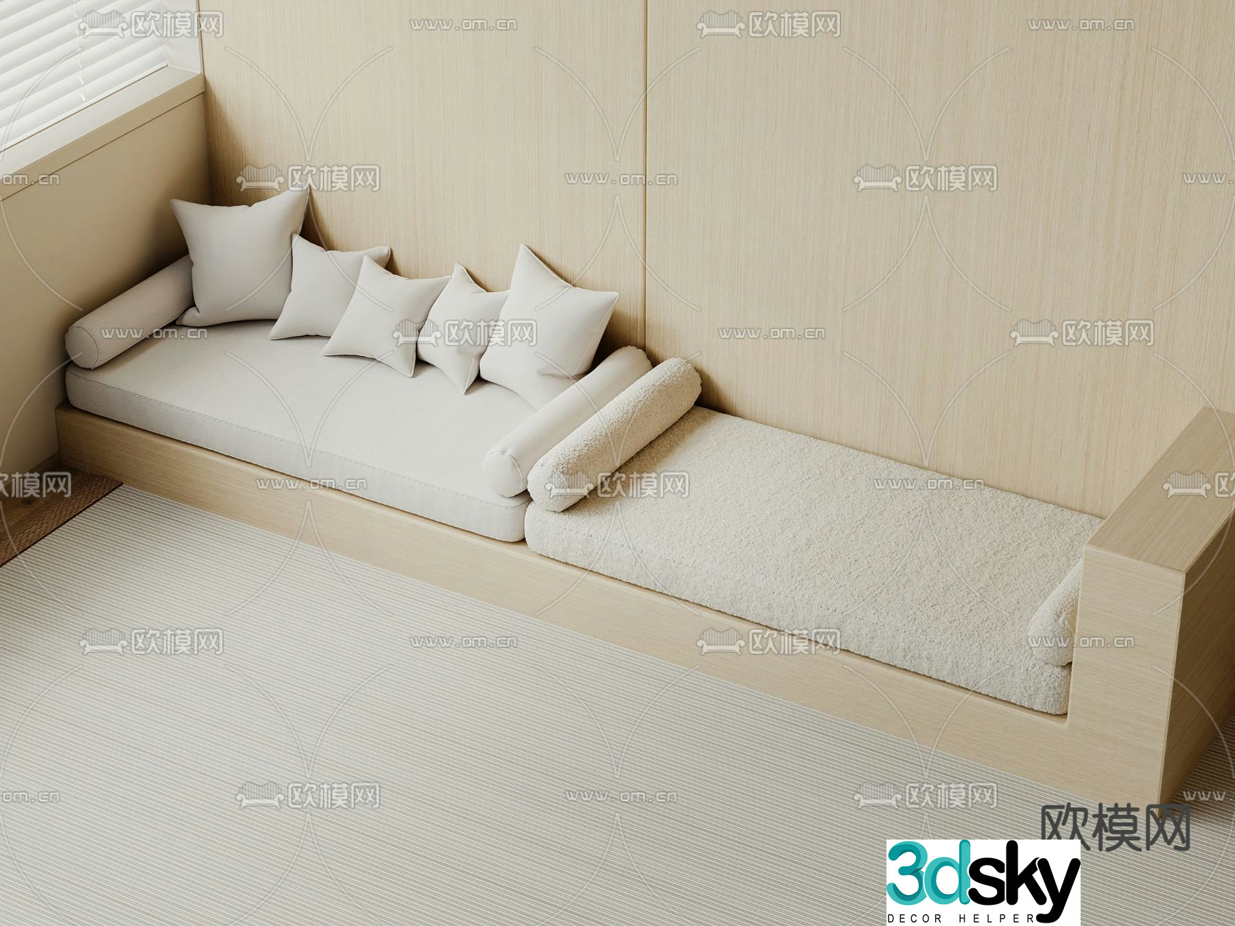 modern cushion cushion sofa cushion 3d model