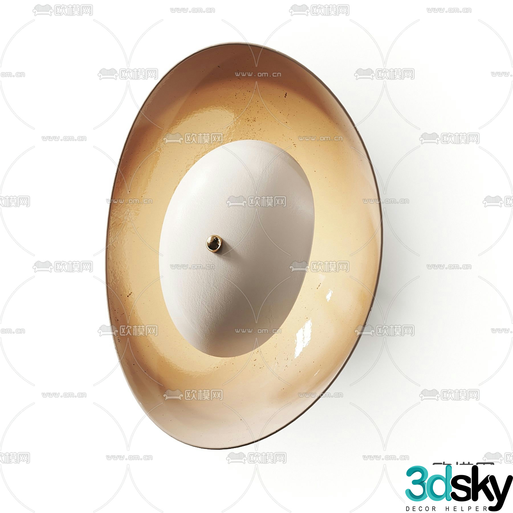 Creative wall lamp 3d model