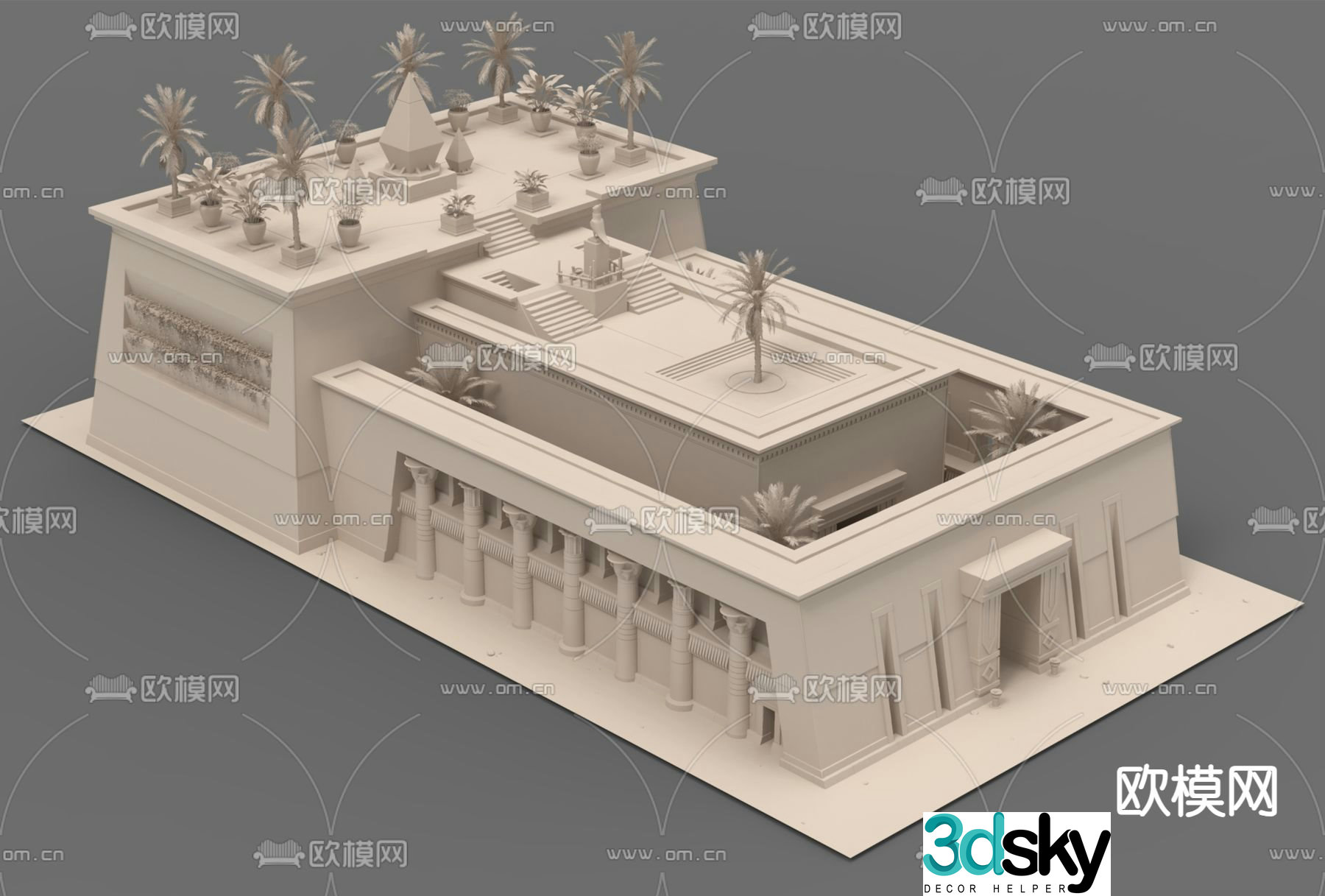Outdoor landscape 3d model